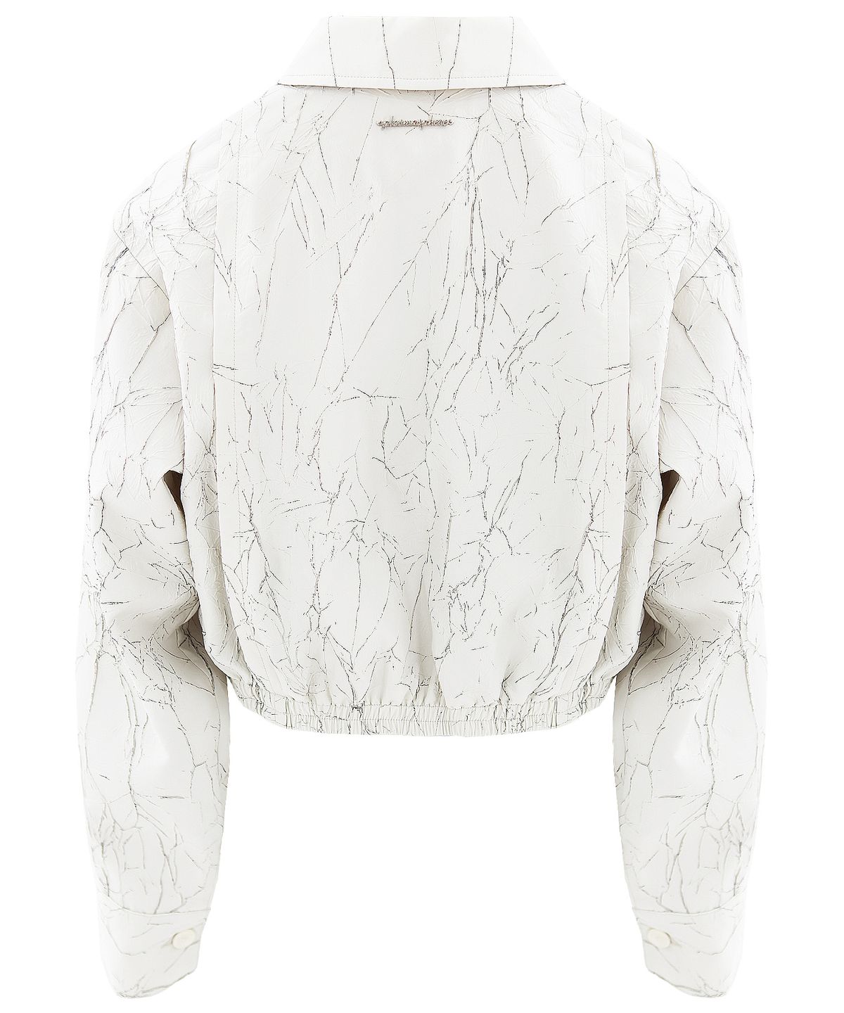 플라즈마스페어(PLASMA SPHERE) CRACK JUMPER IN CREAM(크롭 블루종)