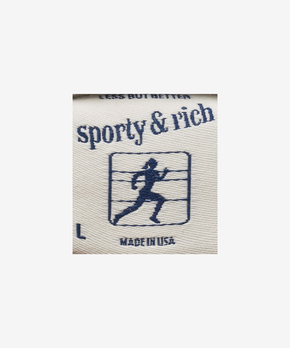 스포티앤리치(SPORTY&RICH) 웰니스 로고 자수 스웻 팬츠 - 헤더 그레이 / SWAW2331HG
