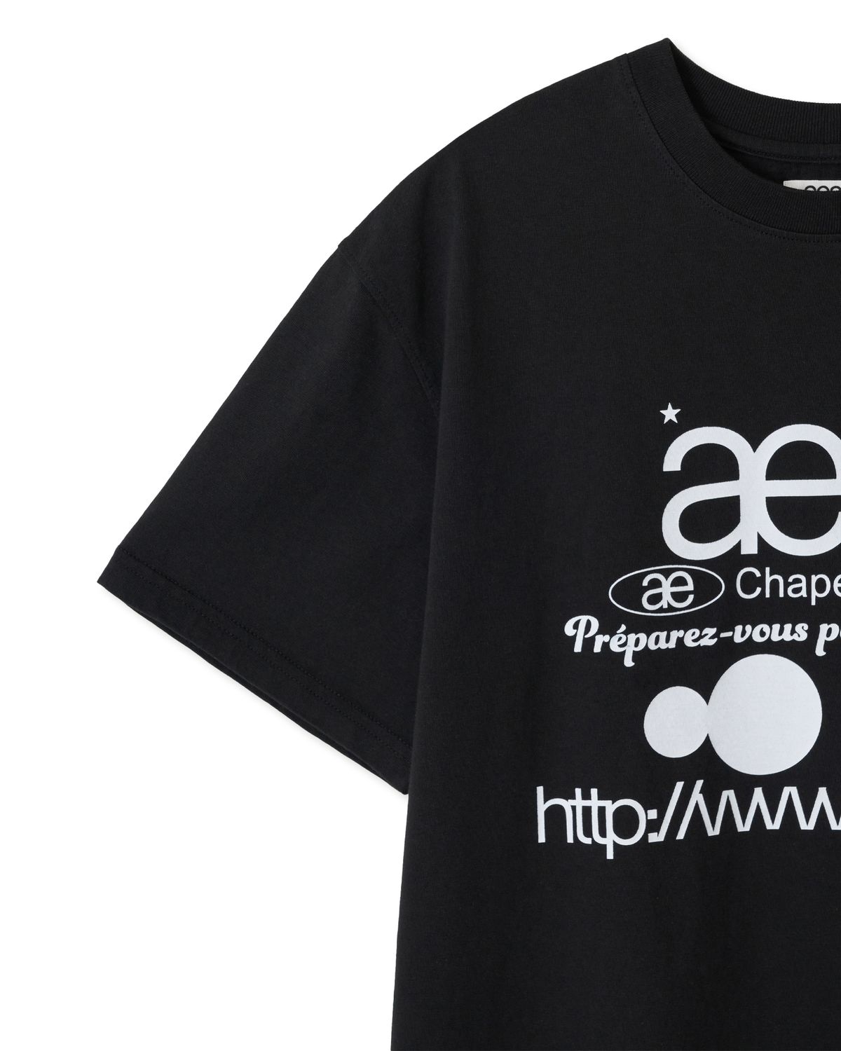 에이이에이이(AEAE) WEB LOGO T-SHIRTS [BLACK]