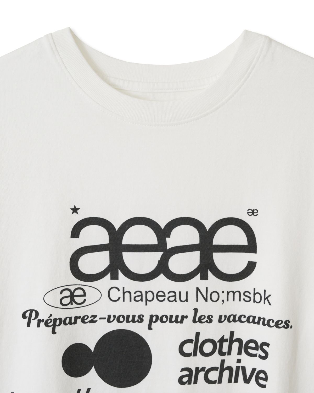 에이이에이이(AEAE) WEB LOGO T-SHIRTS [WHITE]