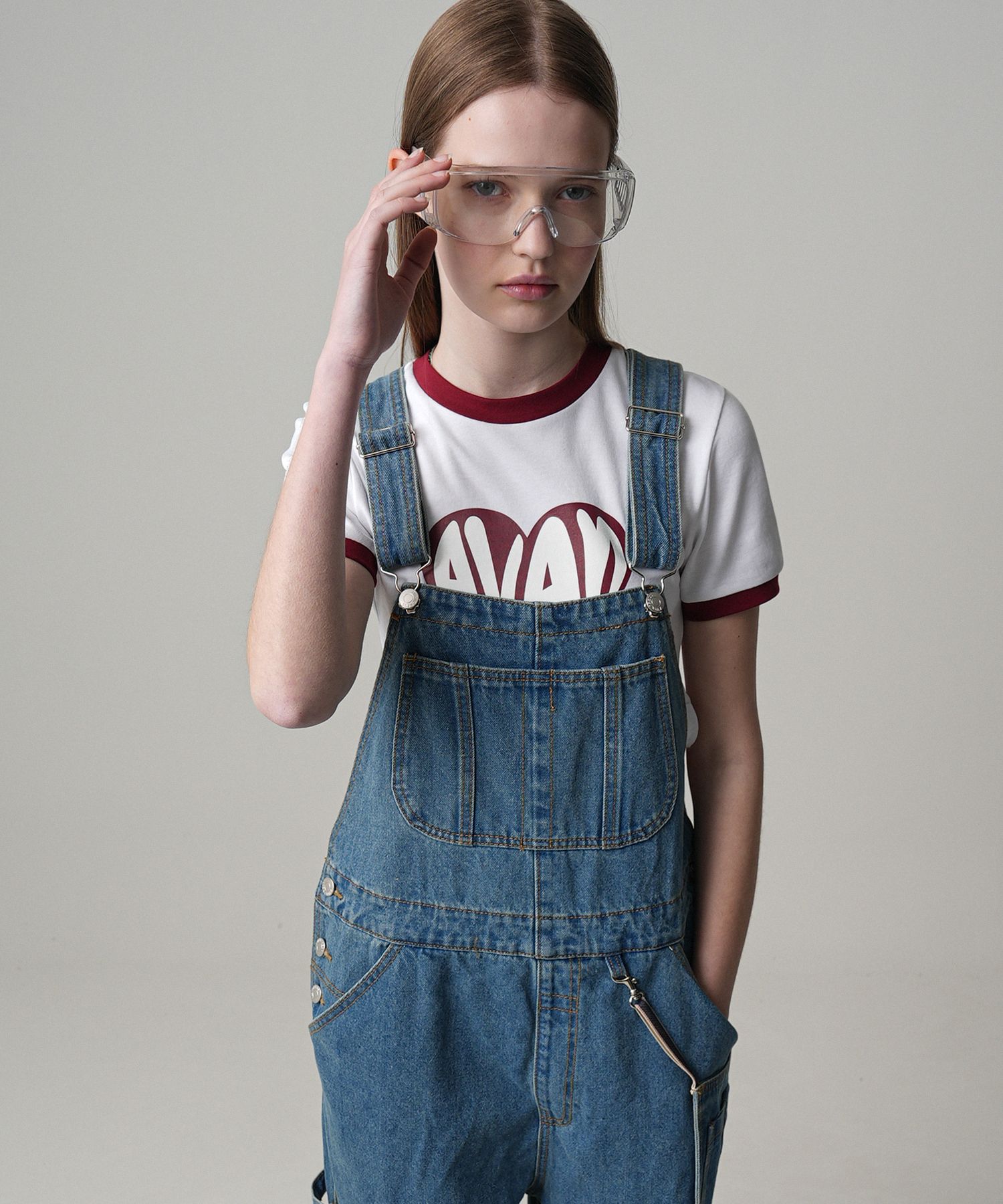 MUSINSA | AVANDRESS Rupy Overall Wide Pants BLACK