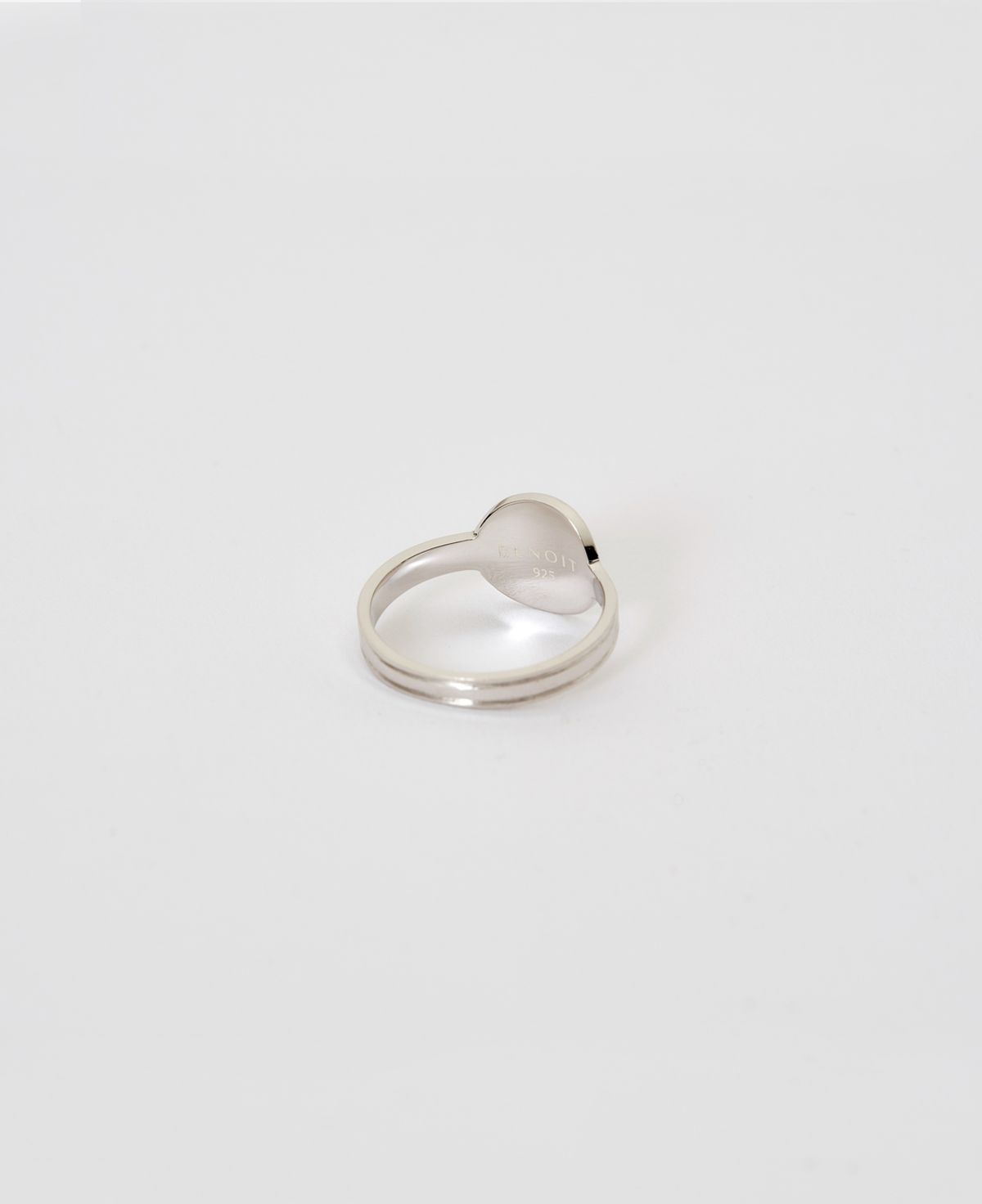 베누아(BENOIT) RG02SL Circle Plane Ring [Silver]