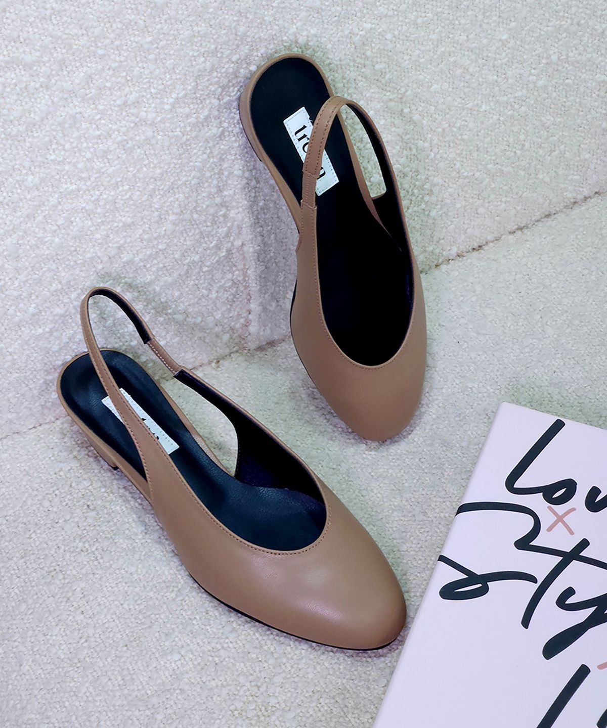 트레텐(TRETEN) Round toe Slingbacks (3cm)