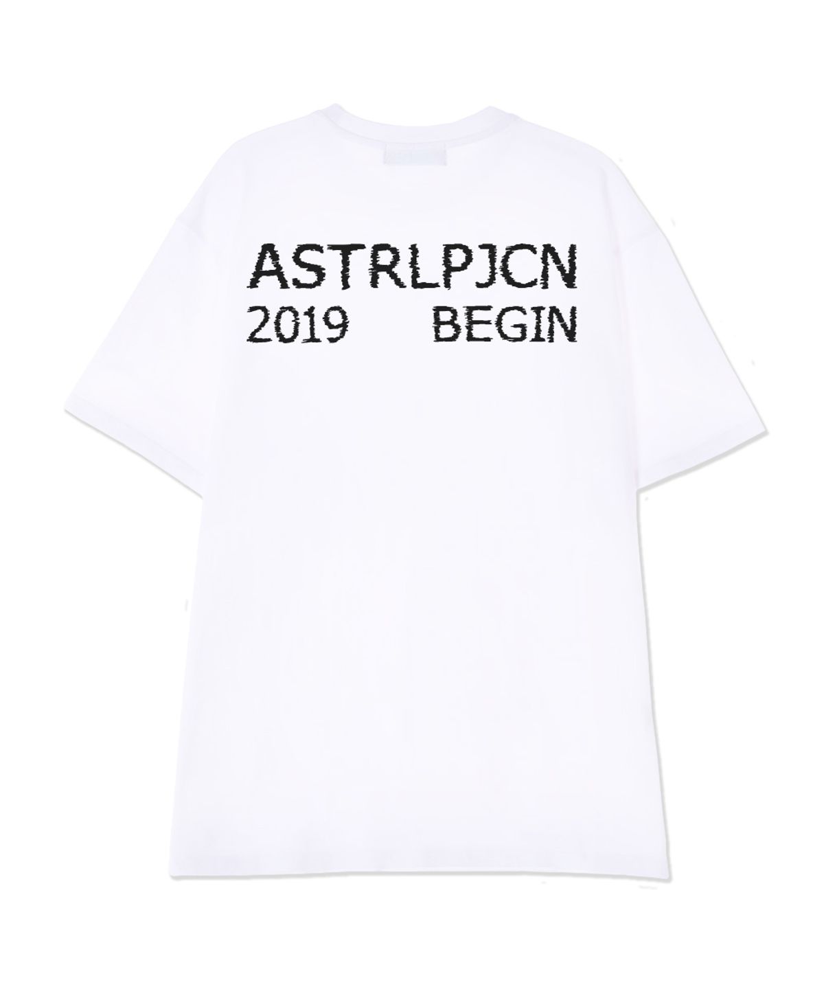 아스트랄 프로젝션(ASTRAL PROJECTION) 에이피 스튜디오 비긴 수피마 코튼 라운드 넥 반팔 티셔츠_화이트