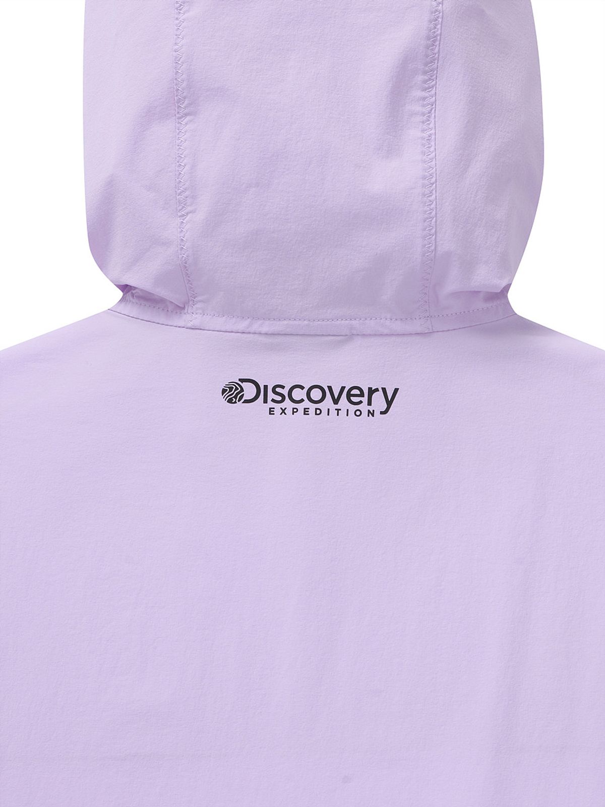 디스커버리 익스페디션(DISCOVERY EXPEDITION) 우븐 폴튼 반팔 후디드 아노락 (D.Violet)