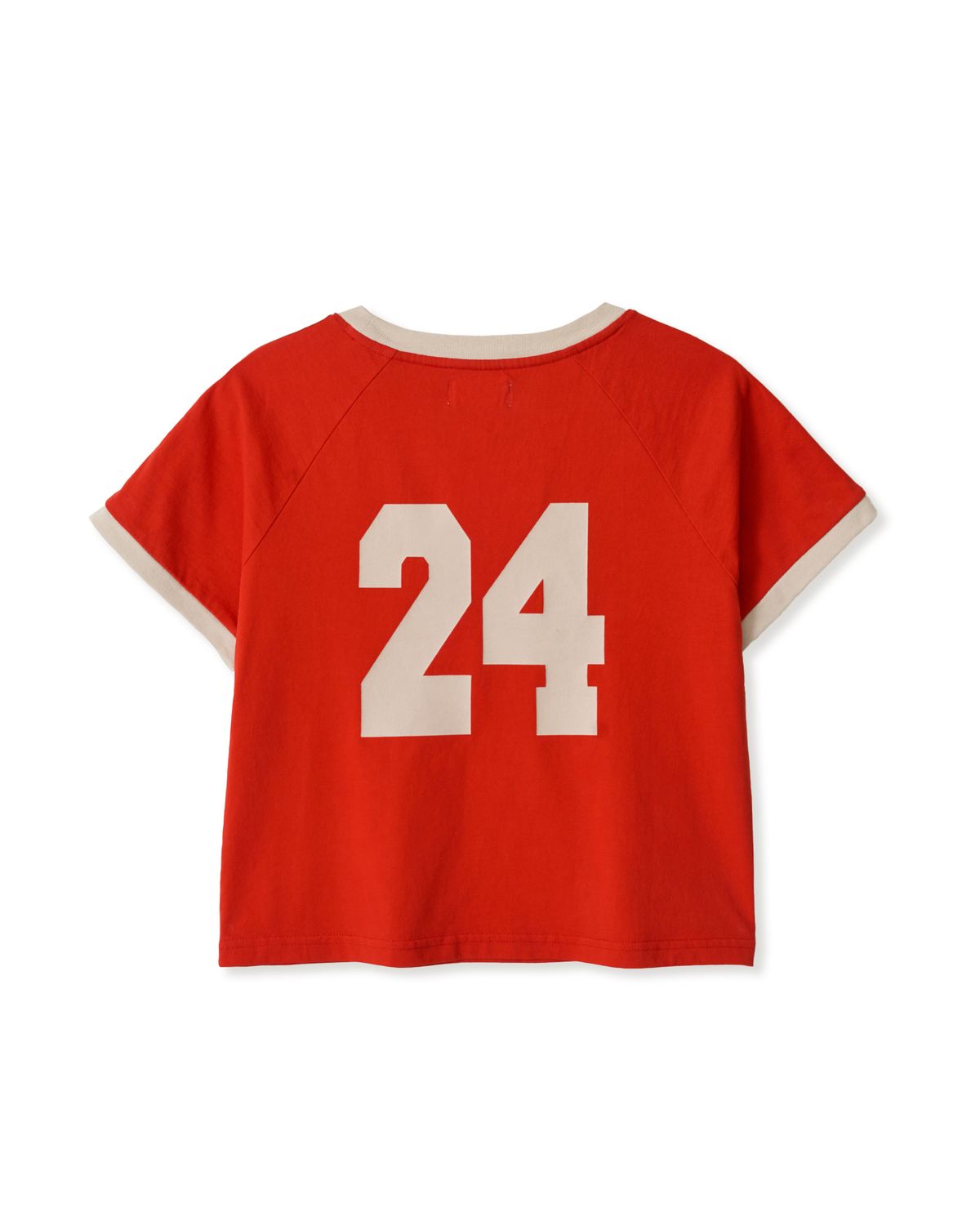 에이이에이이(AEAE) ATHLETE STRIPE HALF T-SHIRTS [RED]