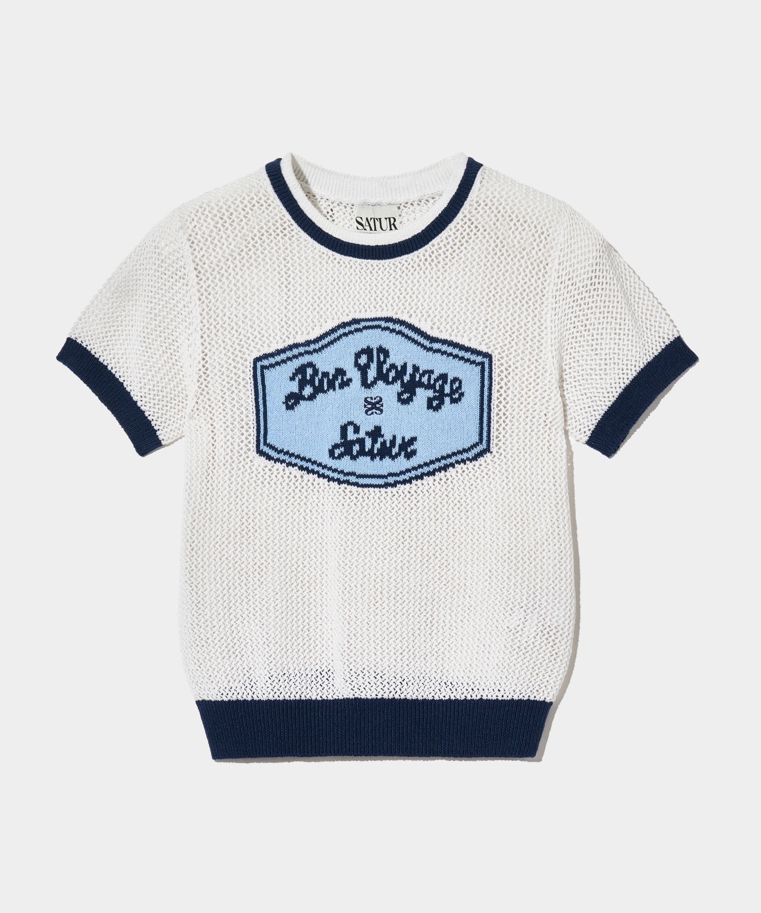 ★韓国の人気★【SATUR】★Bon Voyage Boucle Sweatshir.t★ ☆SATUR☆Bon Voyage Boucle Sweatshirt (SATUR/スウェット