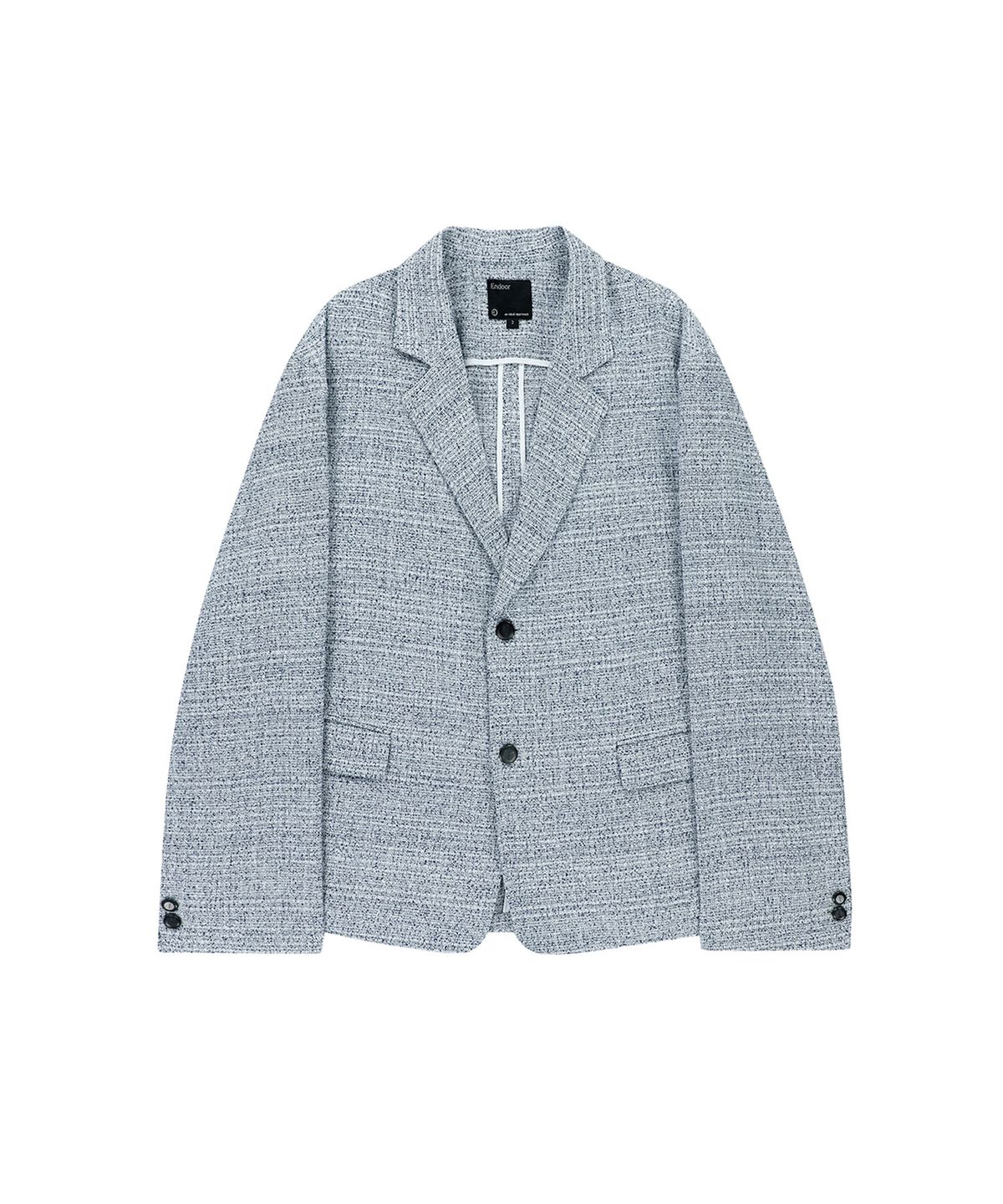 엔도어(ENDOOR) Coco tweed jacket (navy bokashi)
