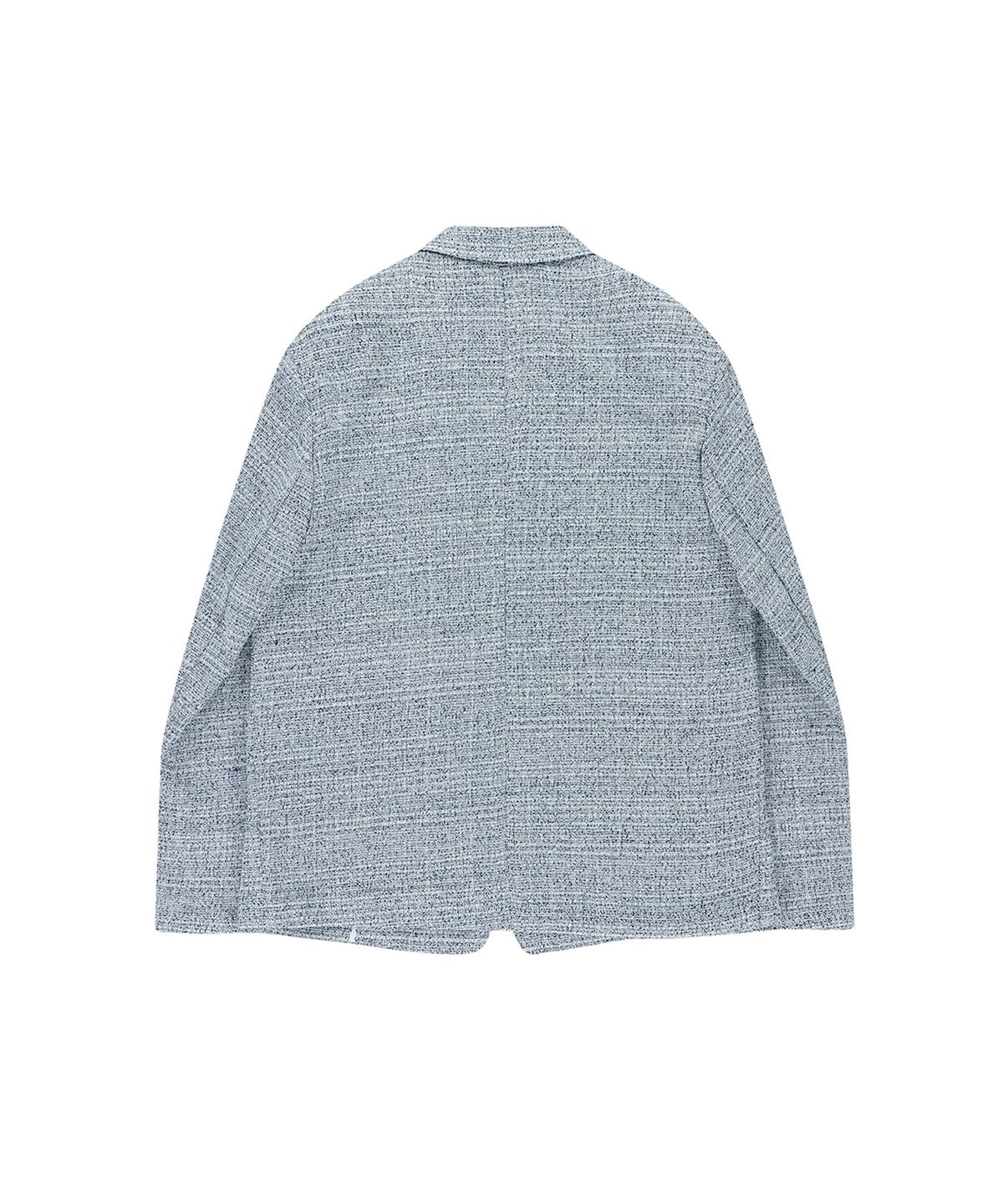 엔도어(ENDOOR) Coco tweed jacket (navy bokashi)