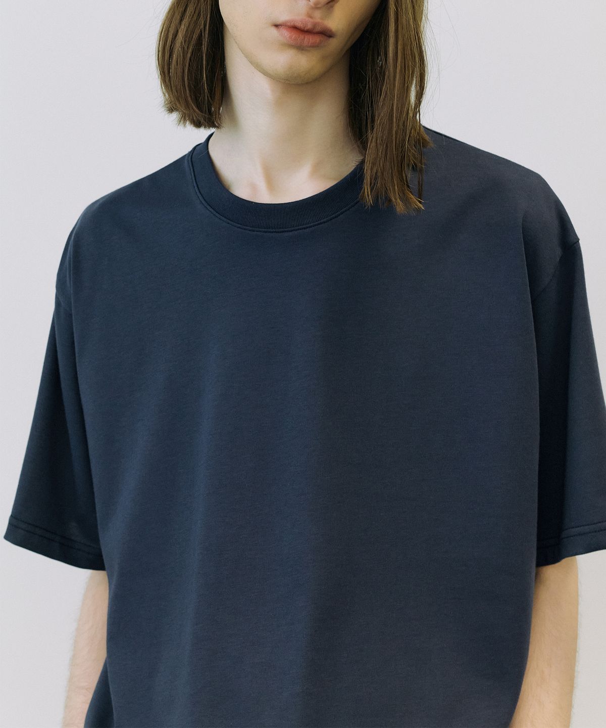 엔도어(ENDOOR) Supima premium 1/2 T-shirt (navy)