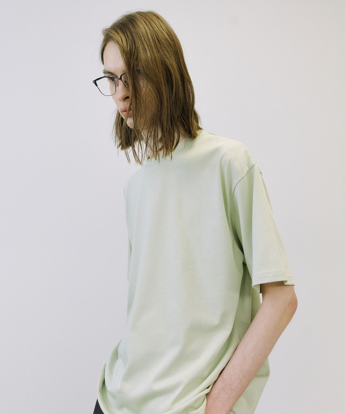 엔도어(ENDOOR) Supima premium 1/2 T-shirt (lime)