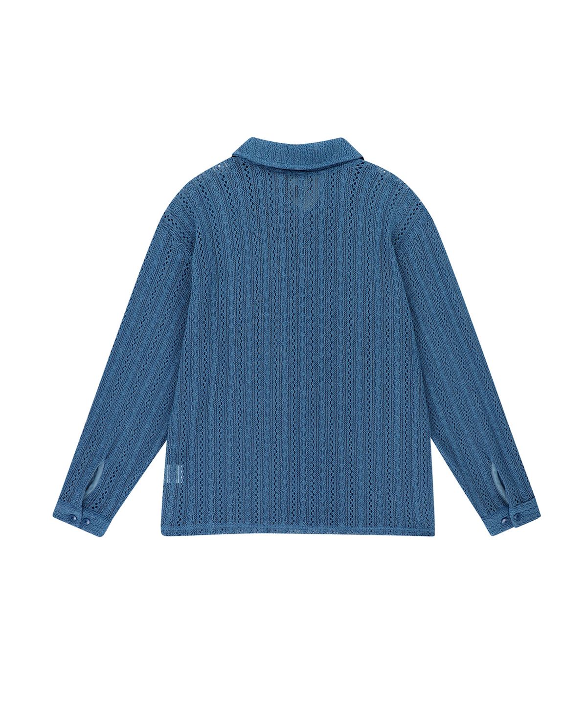 엔도어(ENDOOR) Crochet shirts (blue)