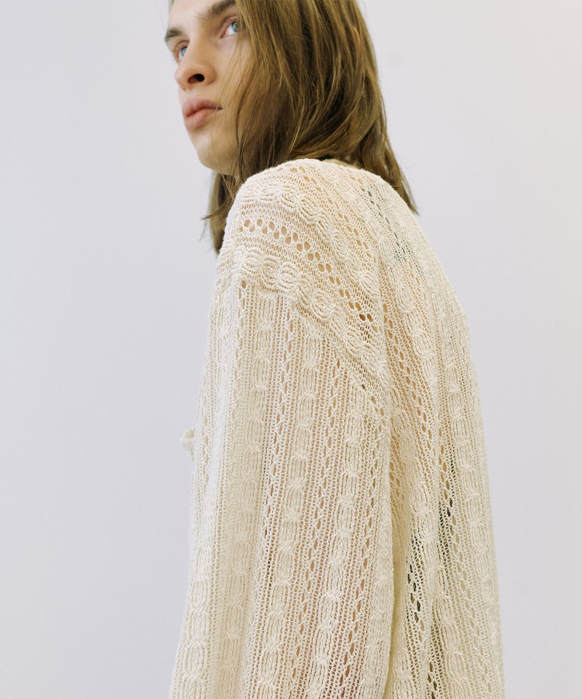 엔도어(ENDOOR) Crochet shirts (ecru)