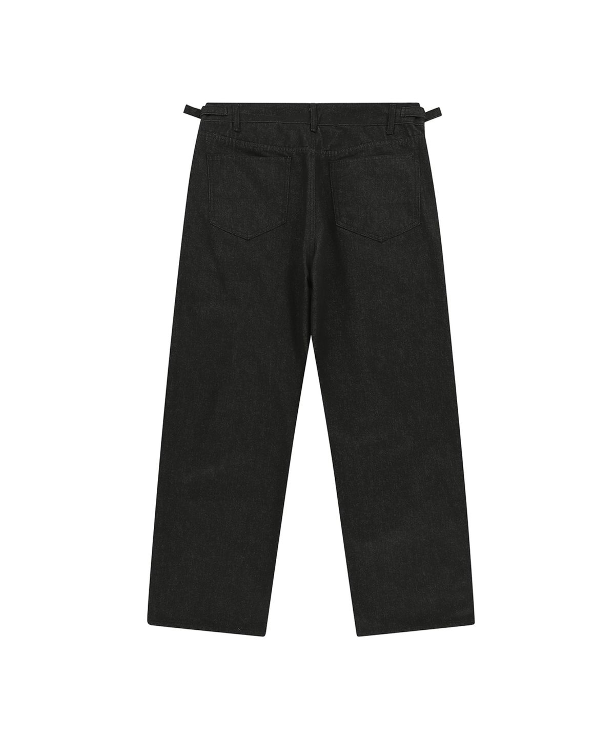엔도어(ENDOOR) deep tuck washed denim pants (black)