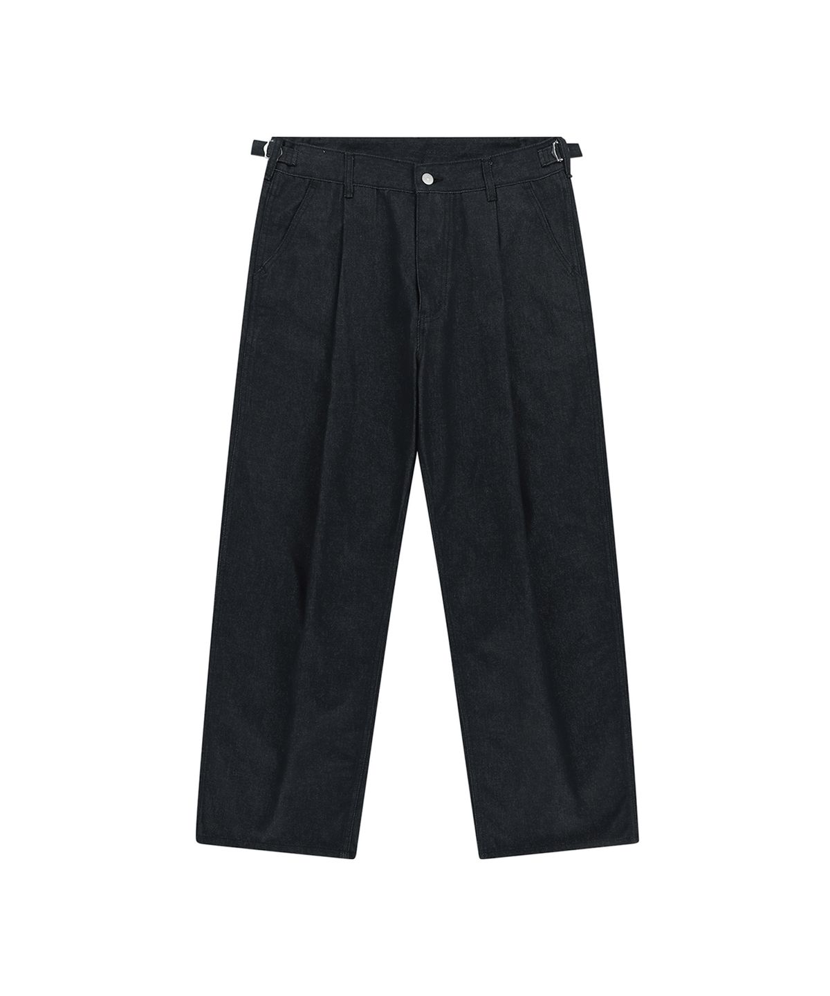 엔도어(ENDOOR) deep tuck washed denim pants (deep blue)