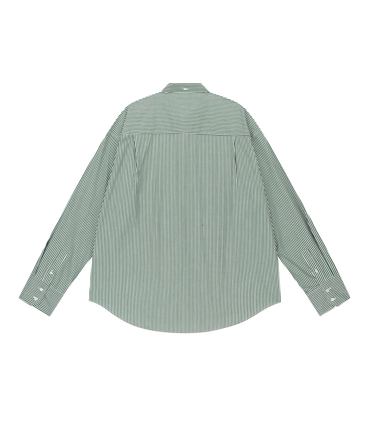 엔도어(ENDOOR) Piano over shirt (green stripe)