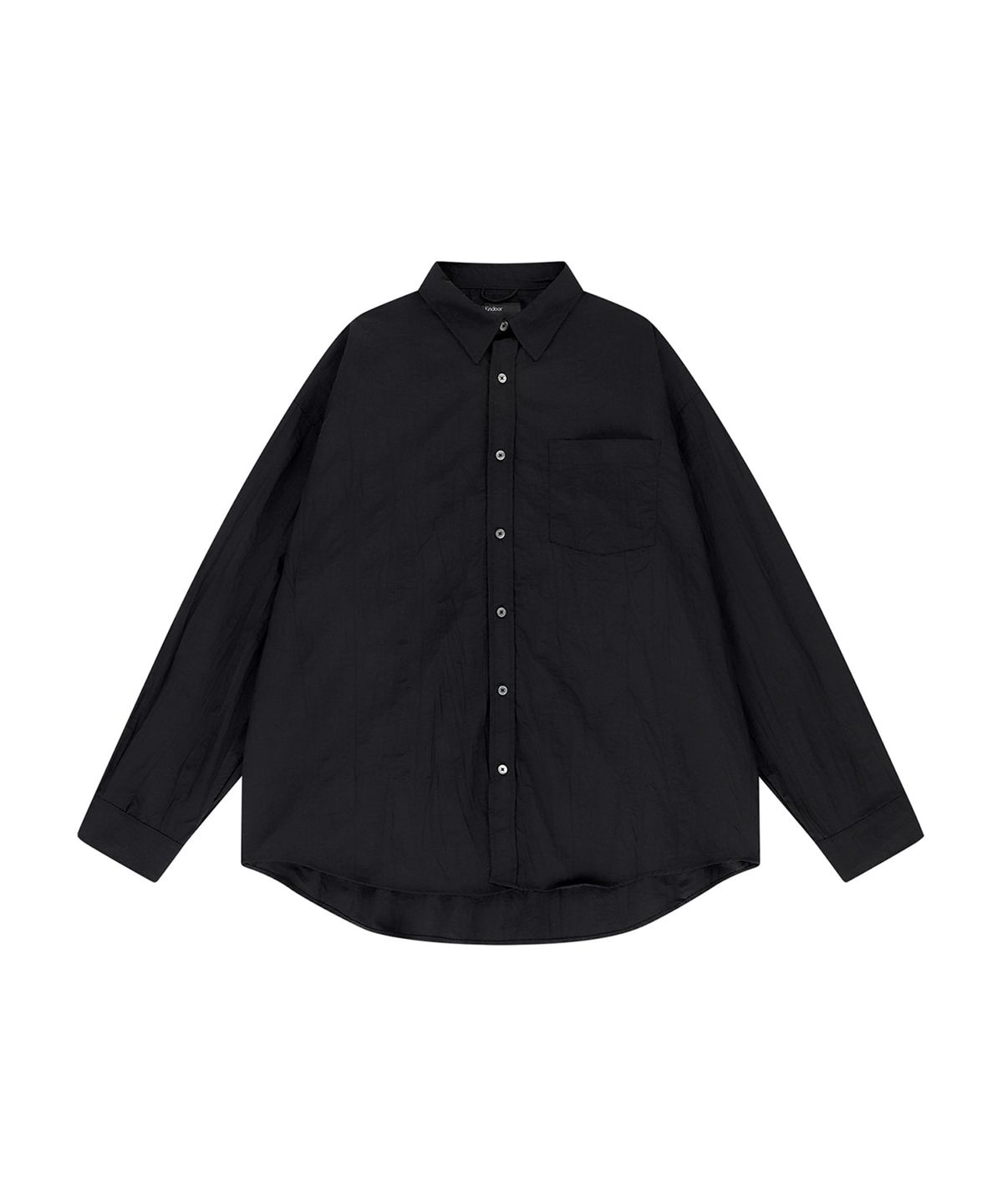 엔도어(ENDOOR) Crease shirt (black)