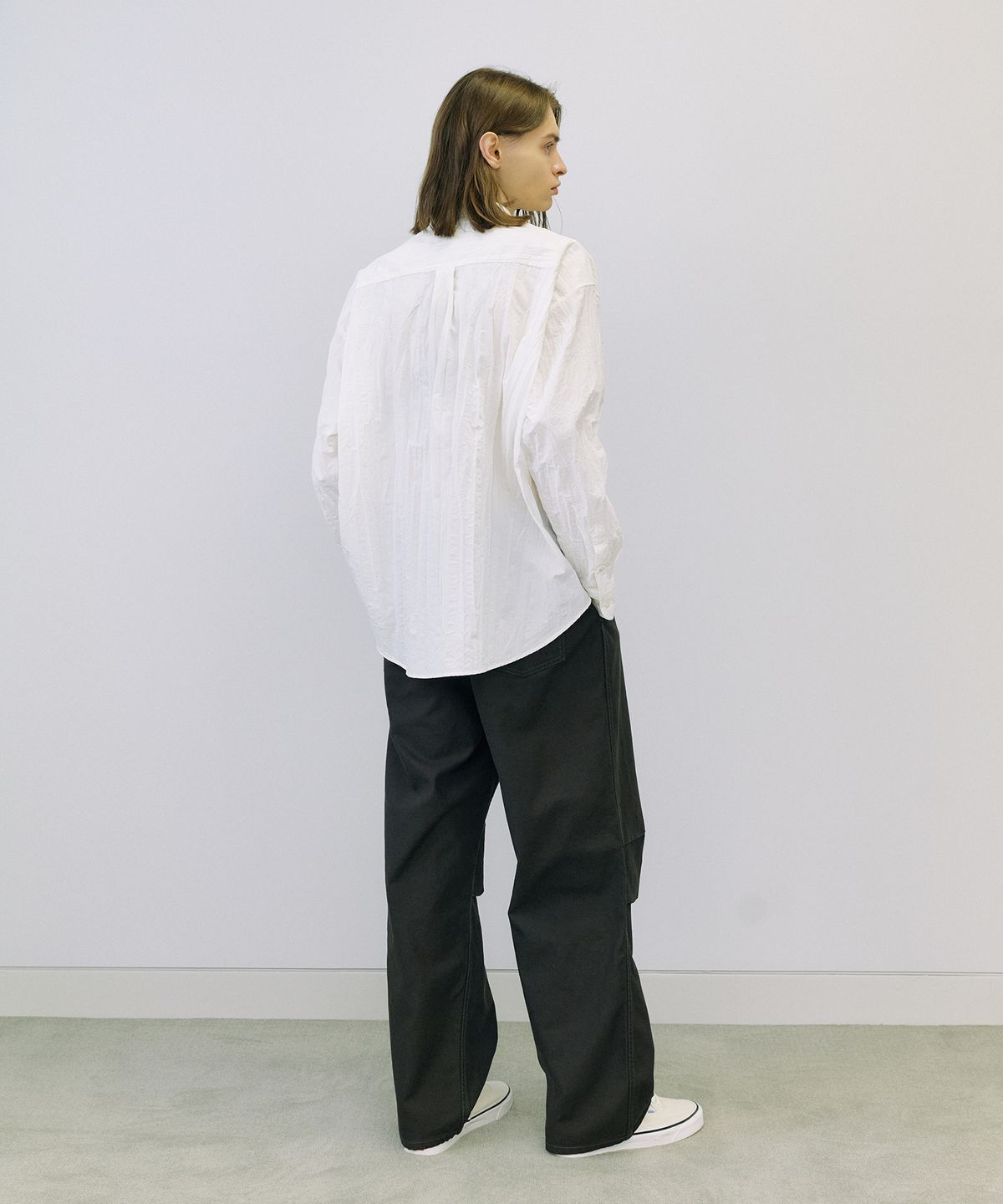 엔도어(ENDOOR) Crease shirt (off white)
