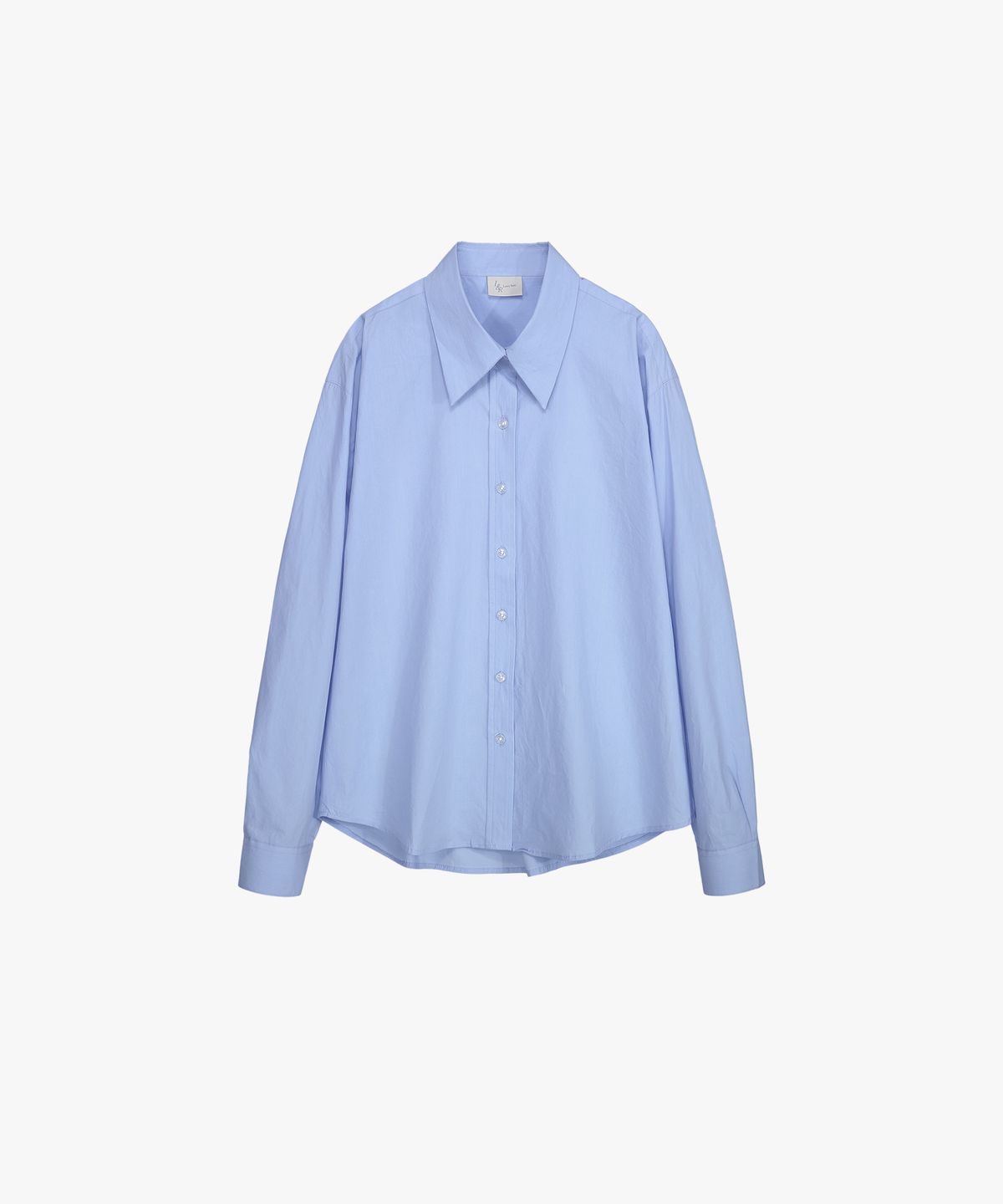 로시로우(LOSSYROW) Bio Cotton Washing Shirt Blue