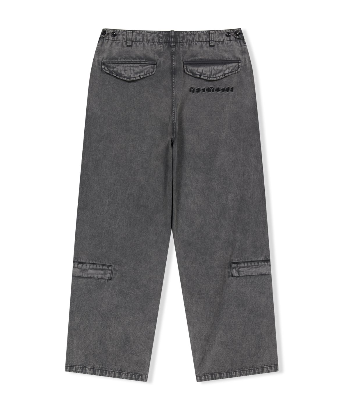 예스아이씨(YESEYESEE) Bleached Aviator Pants Charcoal
