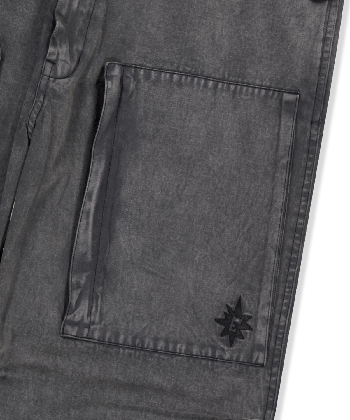 예스아이씨(YESEYESEE) Bleached Aviator Pants Charcoal