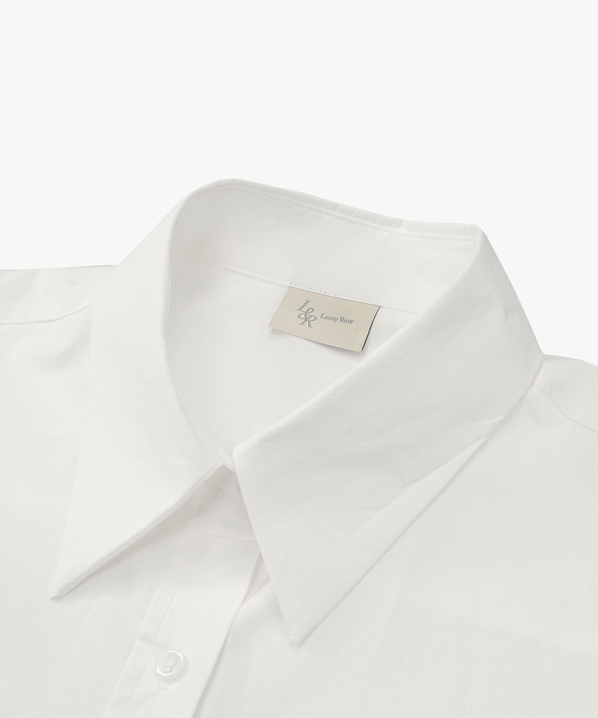 로시로우(LOSSYROW) Bio Cotton Washing Shirt White