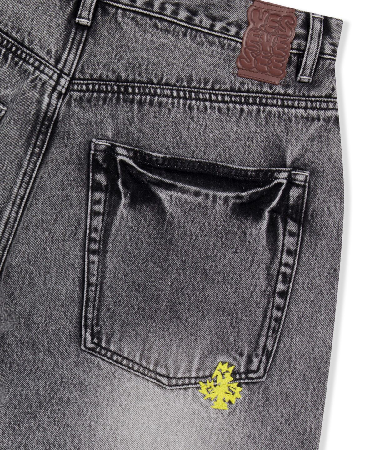 예스아이씨(YESEYESEE) Basal 5 Pockets Denim Shorts Light Grey