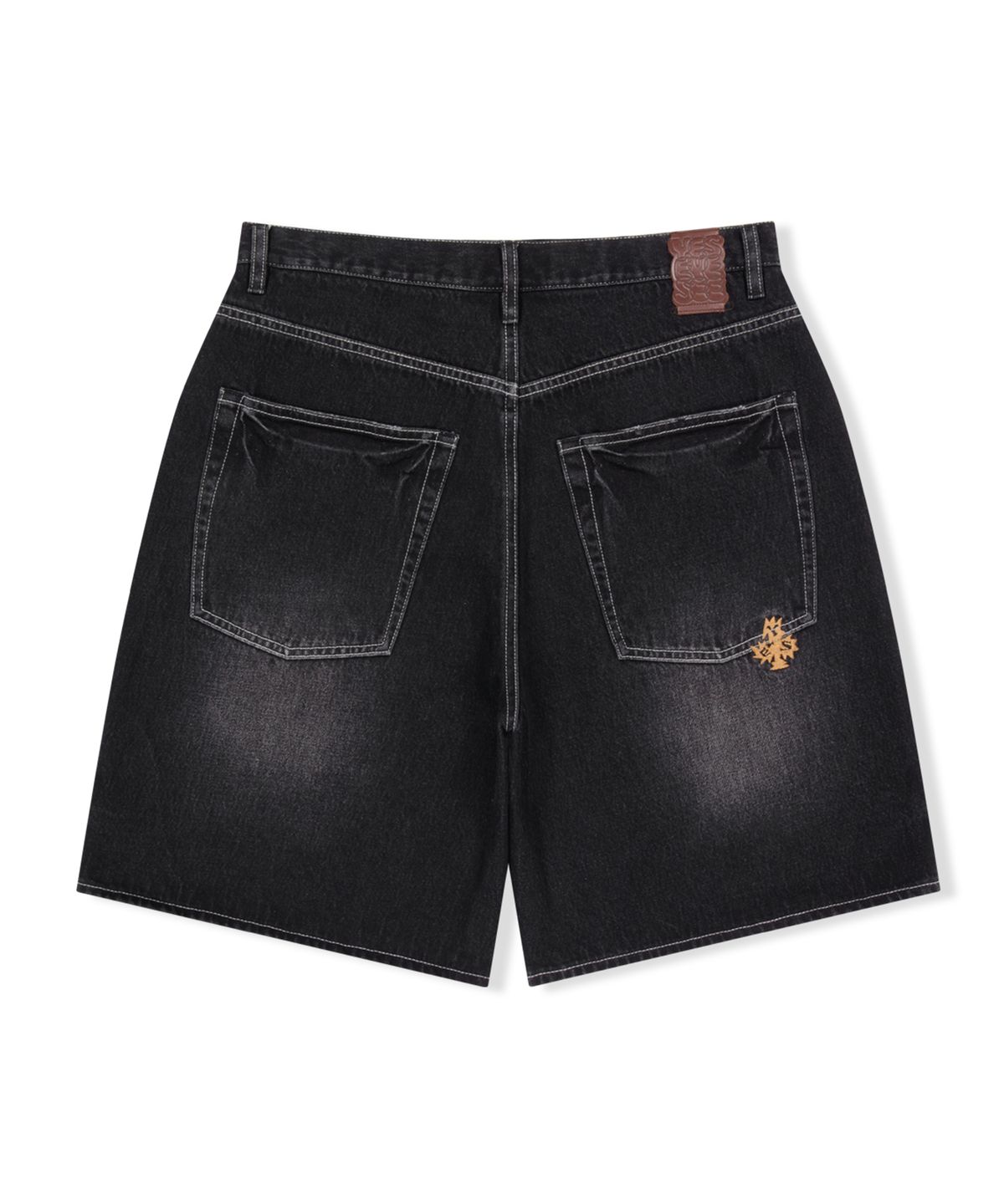 예스아이씨(YESEYESEE) Basal 5 Pockets Denim Shorts Black