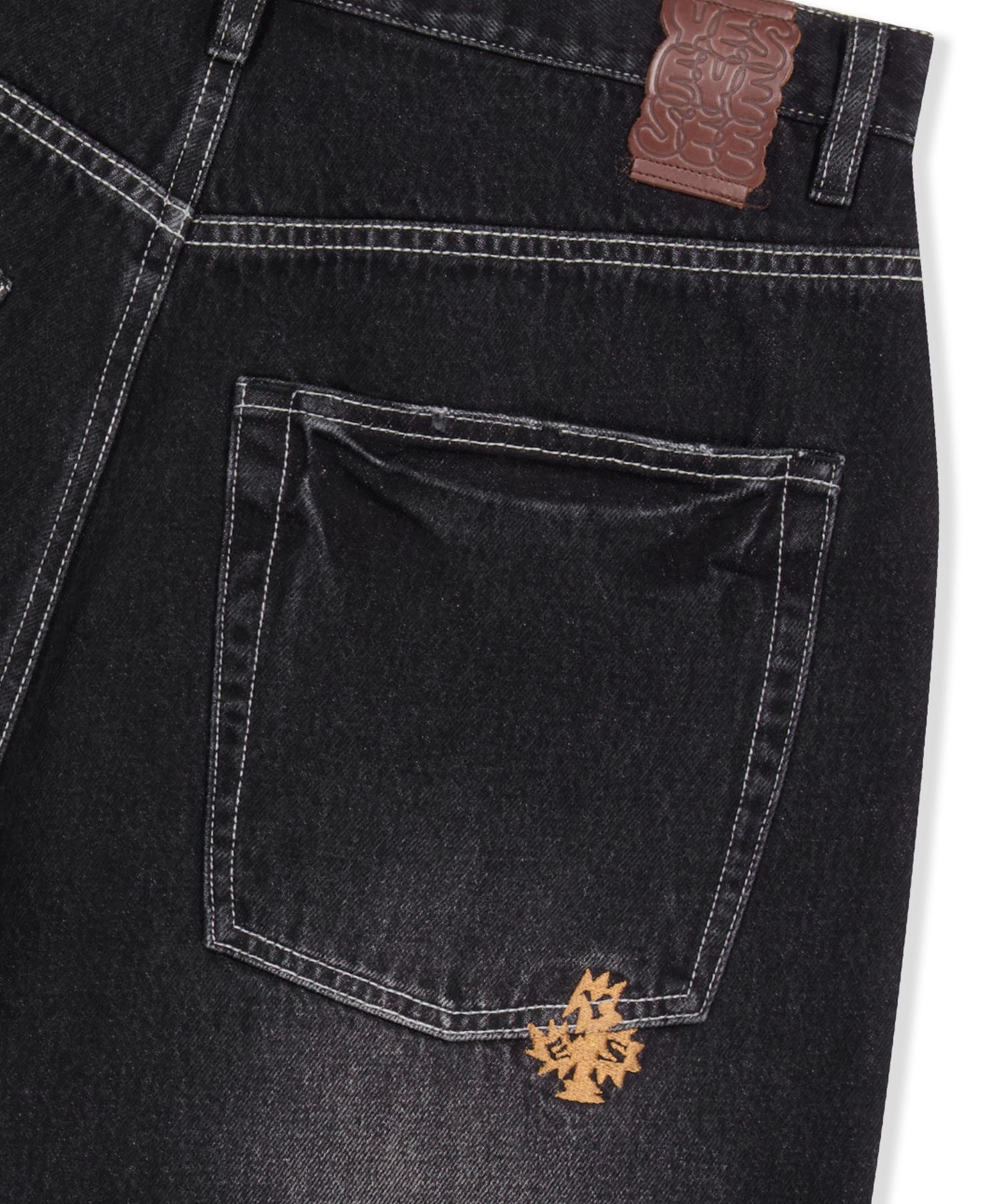 MUSINSA | YESEYESEE Basal 5 Pockets Denim Shorts Black