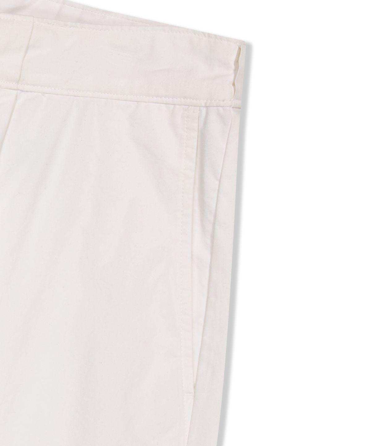 예스아이씨(YESEYESEE) SN-Wide Shorts White