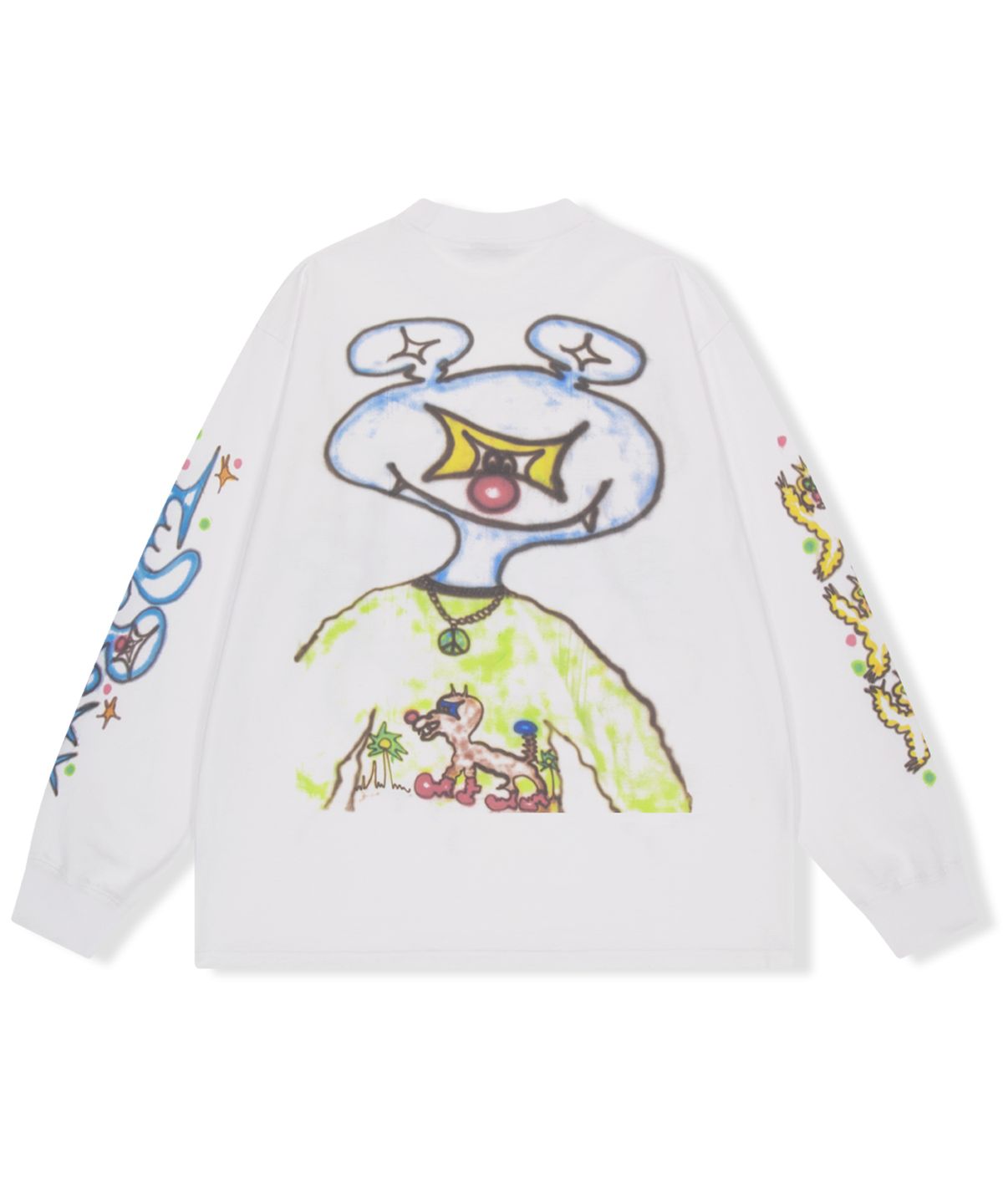 예스아이씨(YESEYESEE) Tulrexx Air Brushed L/S White