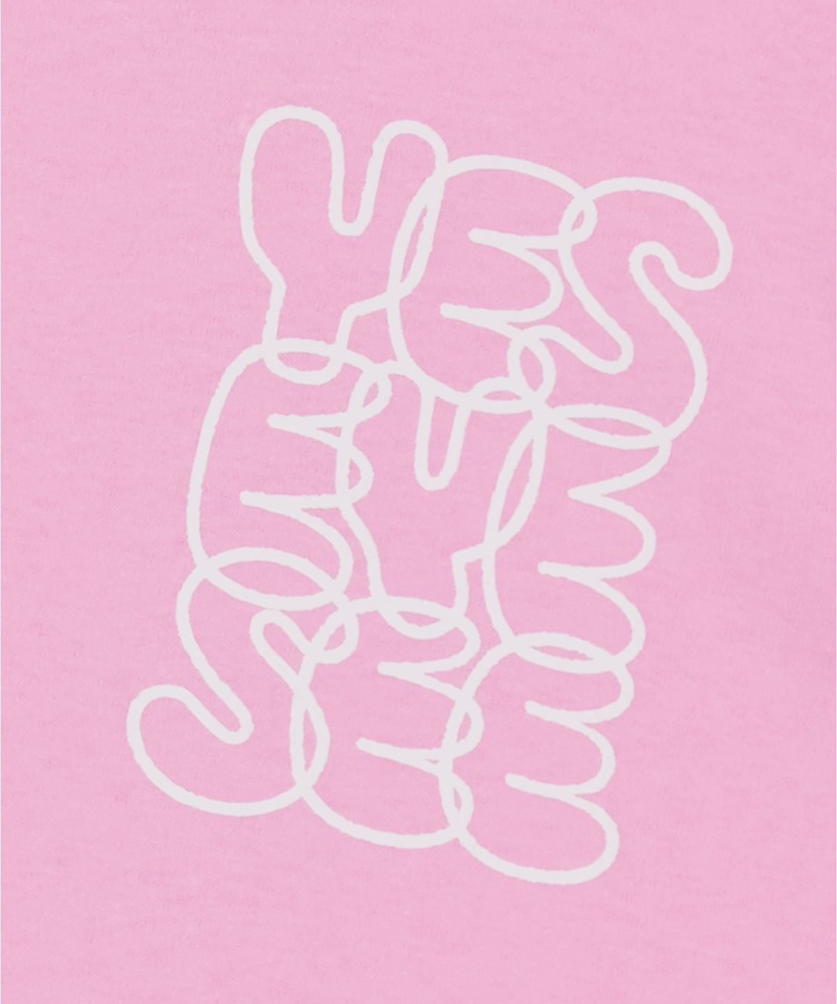 예스아이씨(YESEYESEE) C-Logo Kids Tee Pink