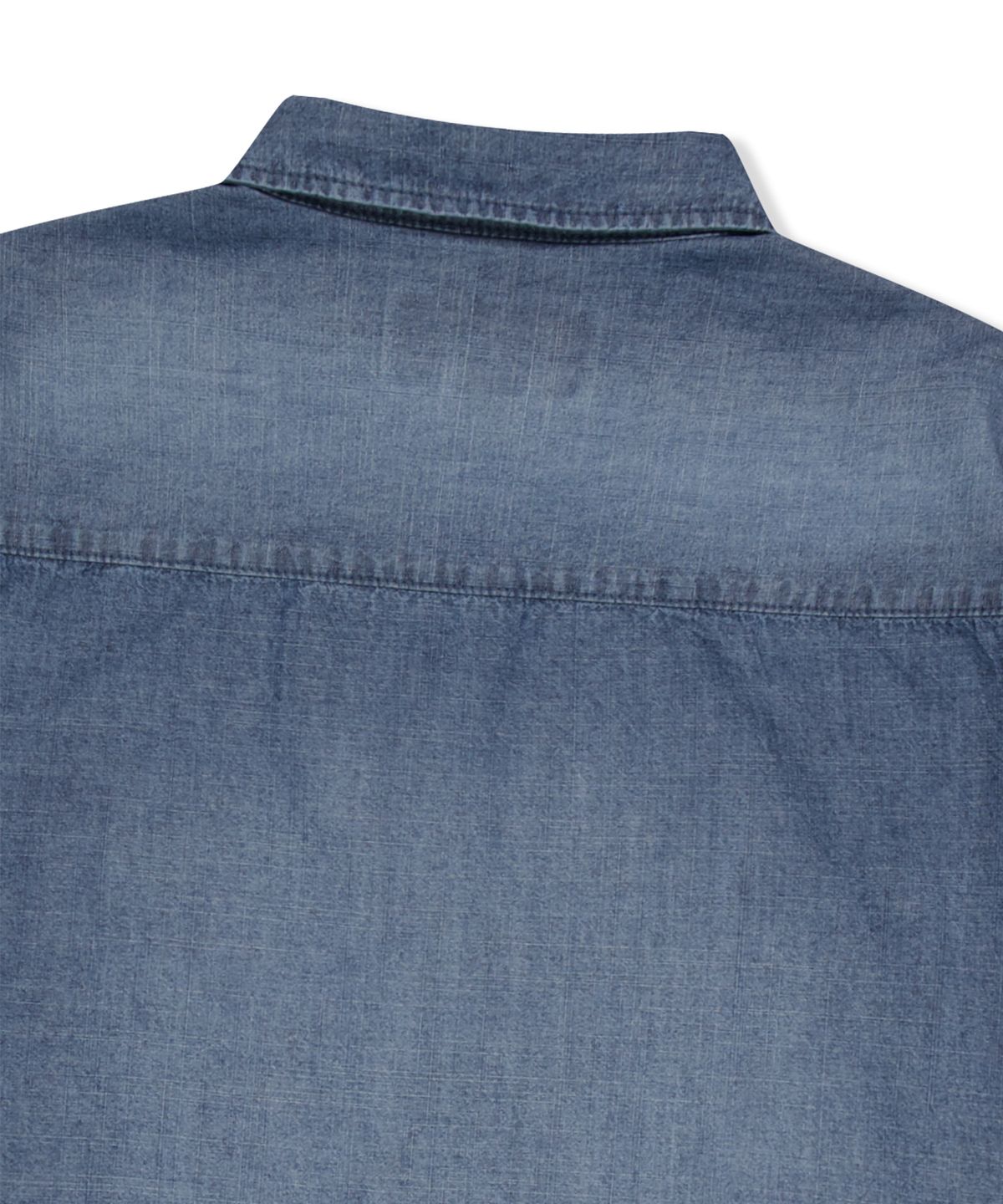 예스아이씨(YESEYESEE) Loose Fit Denim Half Shirts Indigo