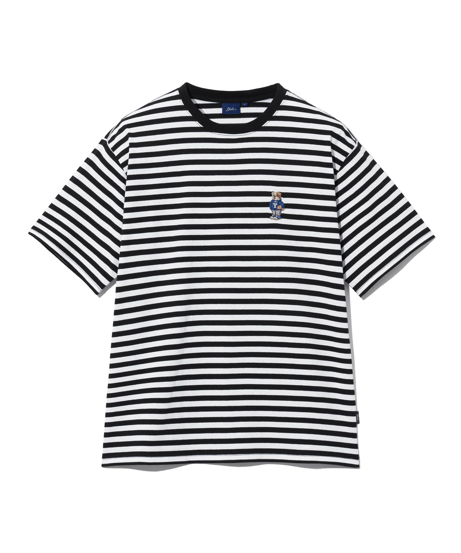 ☆YALE☆ 2PACK EMBROIDERY DAN TSHIRT WHITE WHITE YEM9SS301A MUSINSA | YALE [2PACK] EMBROIDERY DAN T-SHIRT WHITE / BLACK