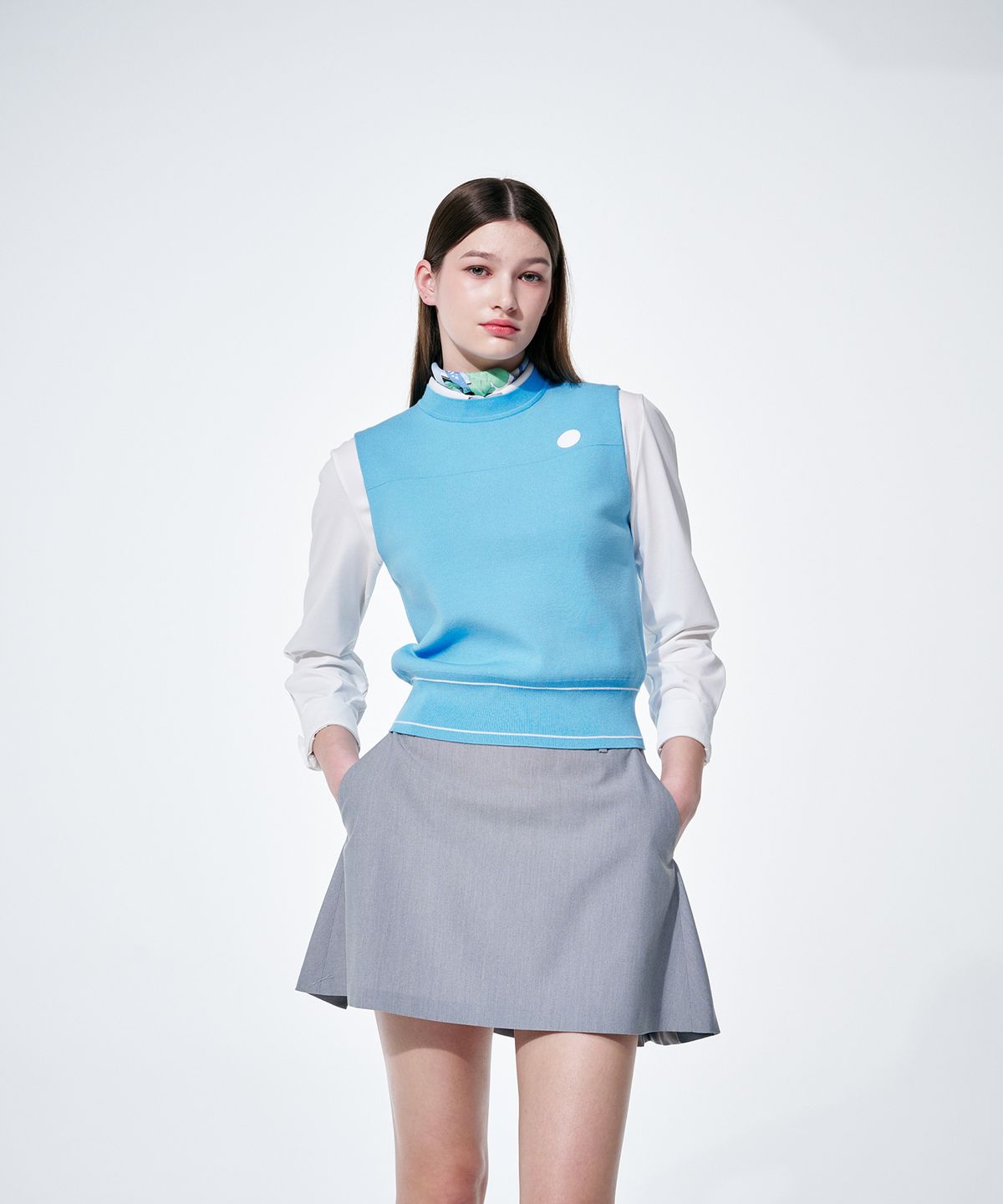 크림골프(KLIMGOLF) 솔리드 니트 베스트