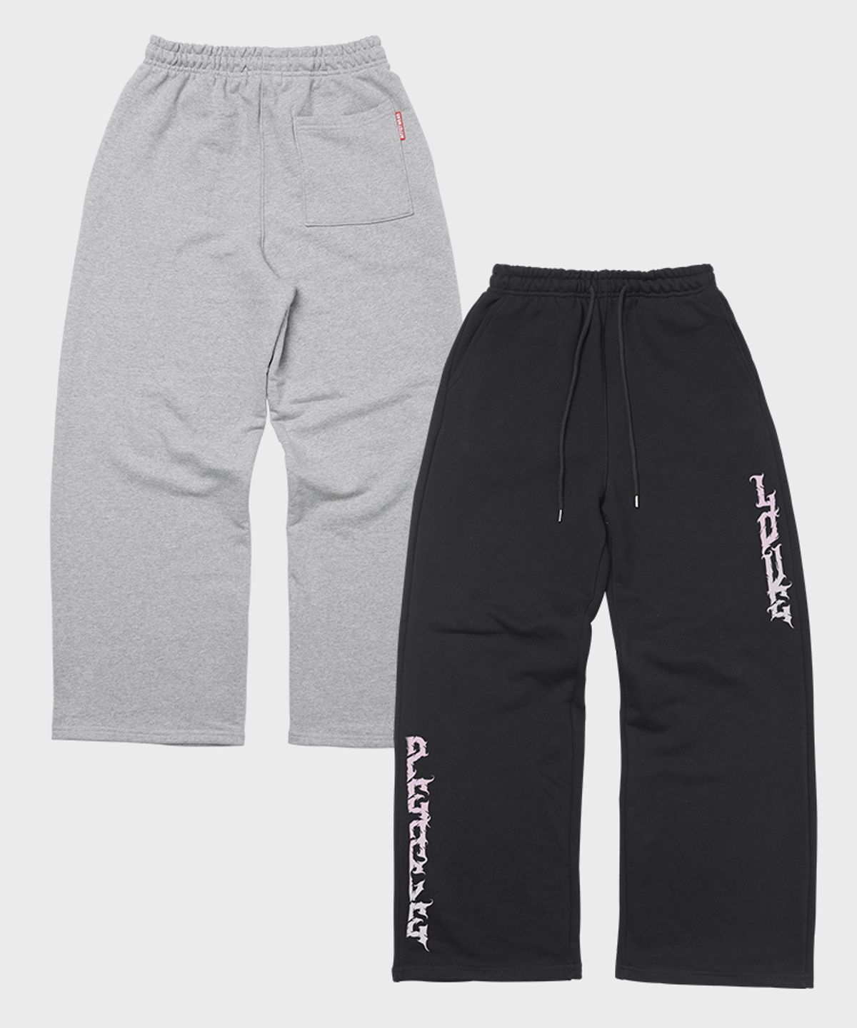 아티스트웨어(ARTISTWEAR) [ATW] 더무드이즈핑크 와이드 밴딩 팬츠