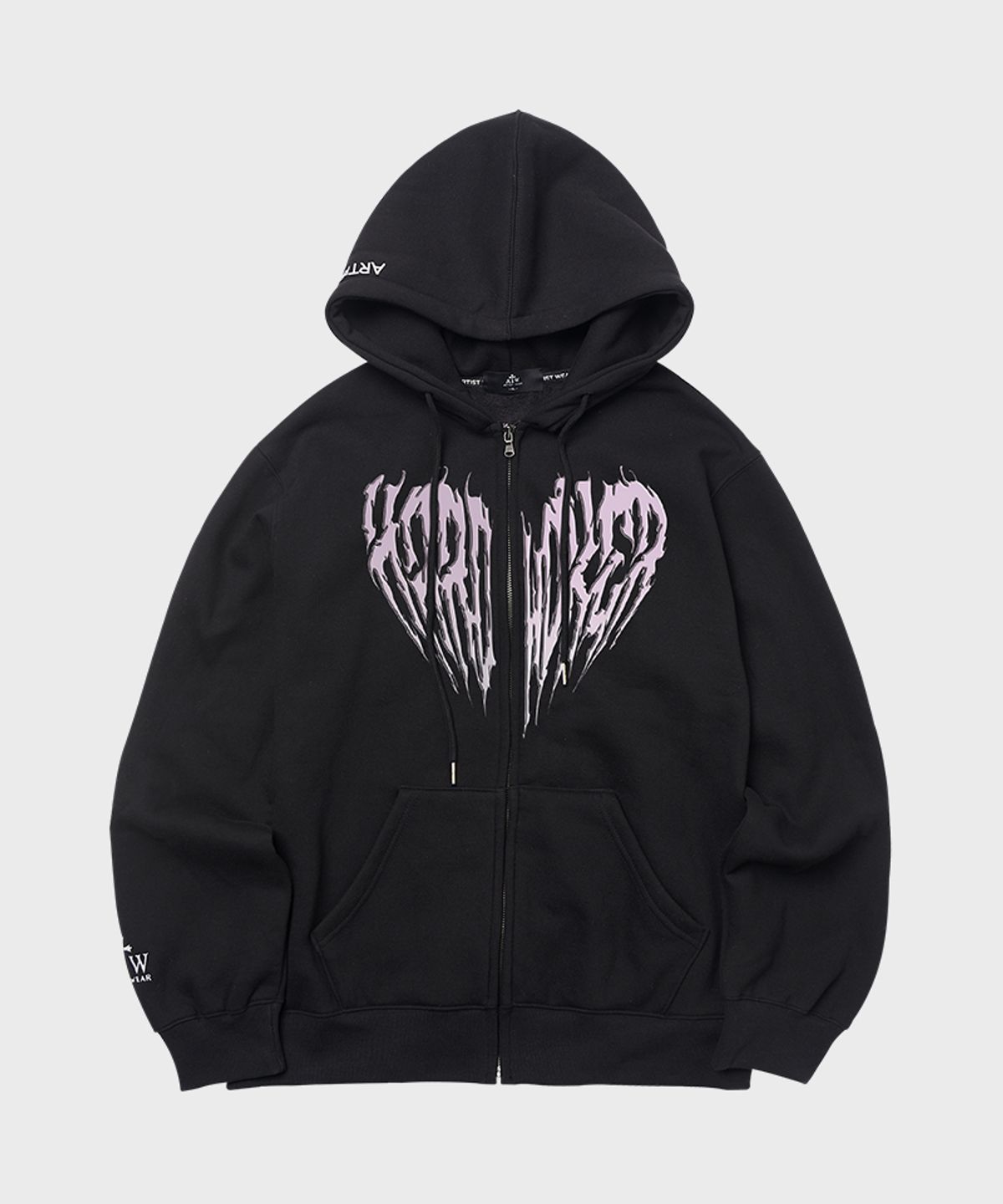 아티스트웨어(ARTISTWEAR) [ATW] 더무드이즈핑크 후드집업