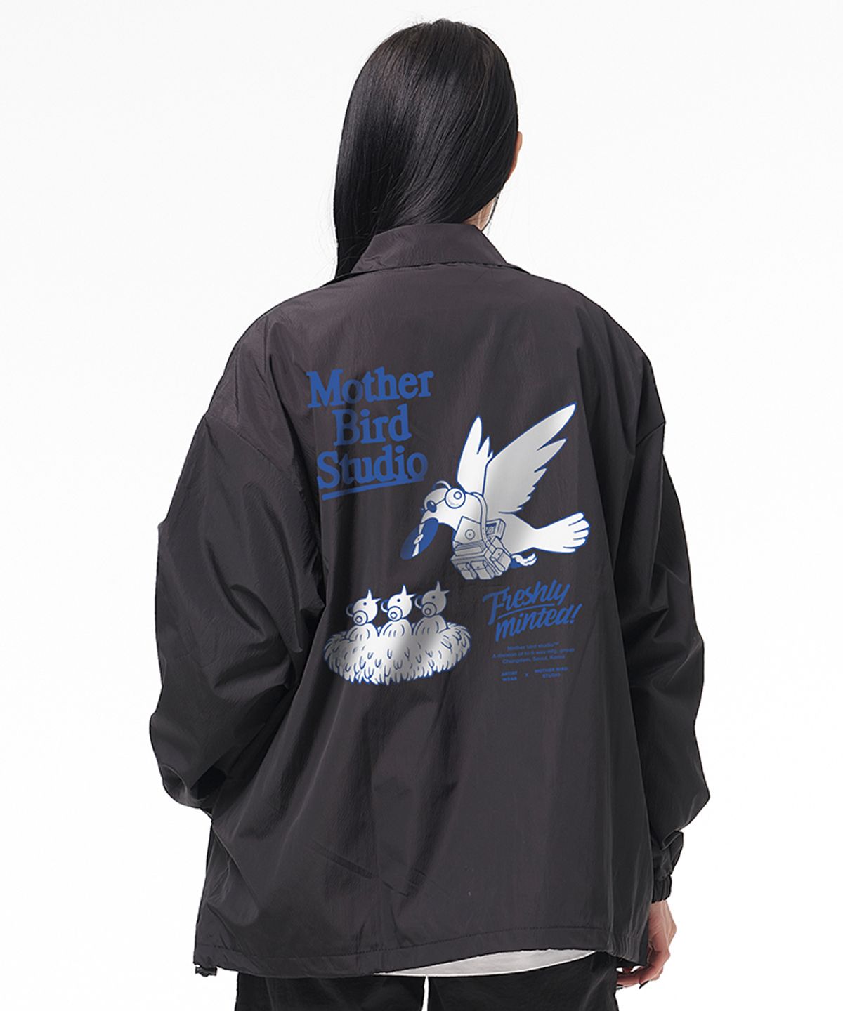 아티스트웨어(ARTISTWEAR) [ATW X 마더버드] 프레슬리민티드 바람막이
