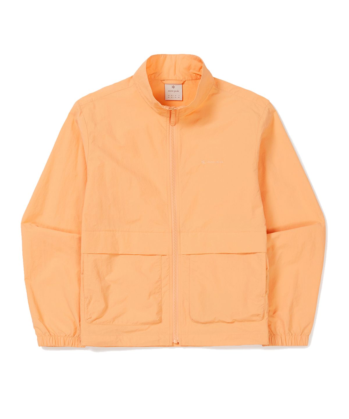 스노우피크 어패럴(SNOWPEAK APPAREL) 타슬란 여성 우븐 스탠드넥 바람막이 Light Orange (S24MWLWB51)
