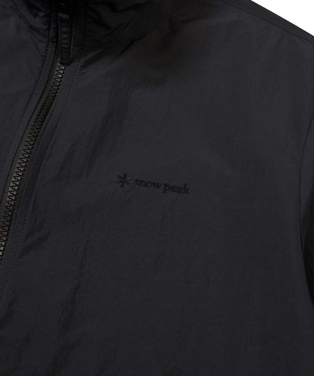 스노우피크 어패럴(SNOWPEAK APPAREL) 타슬란 여성 우븐 스탠드넥 바람막이 Black (S24MWLWB51)