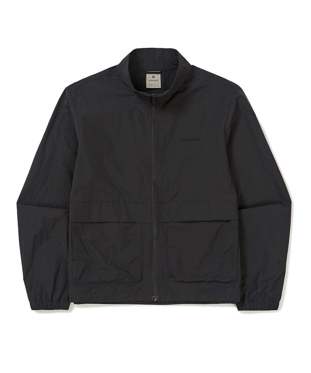 스노우피크 어패럴(SNOWPEAK APPAREL) 타슬란 여성 우븐 스탠드넥 바람막이 Black (S24MWLWB51)