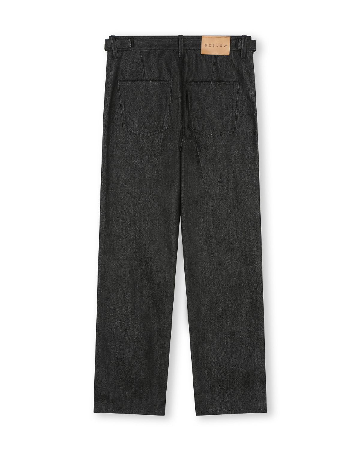 비슬로우(BESLOW) STRAIGHT FIT SELVAGE JEANS BLACK