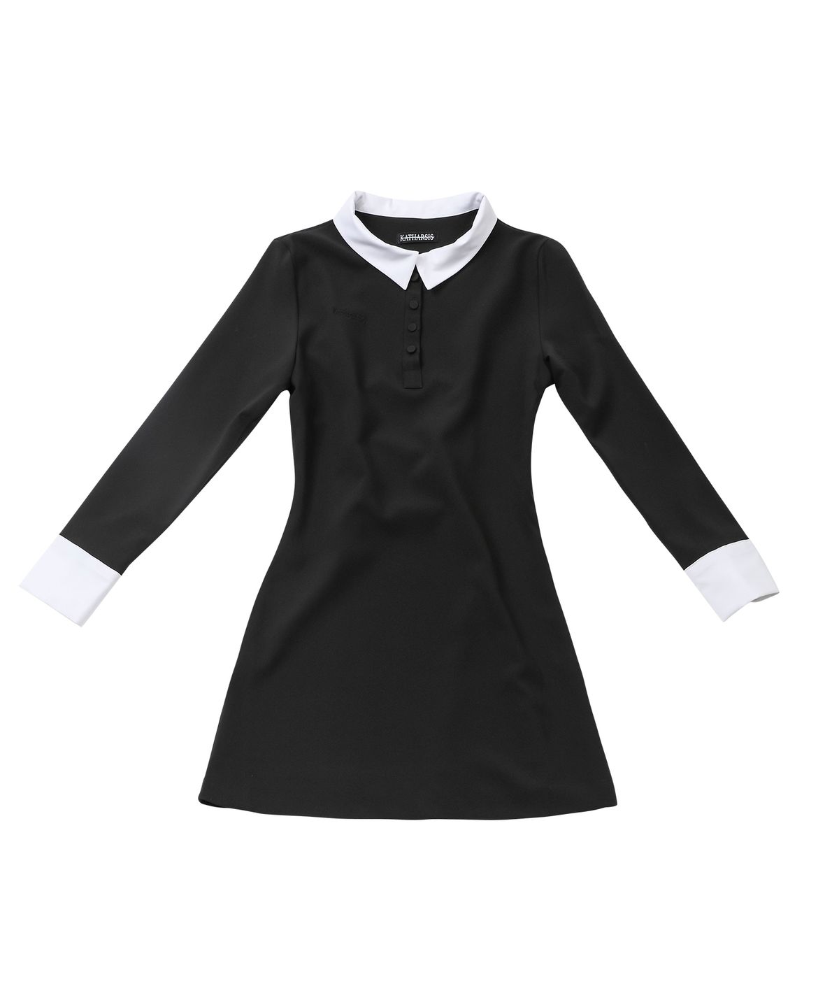 카타르시스(KATHARSIS) 코르셋 카라 원피스 블랙 ONE SIZE
