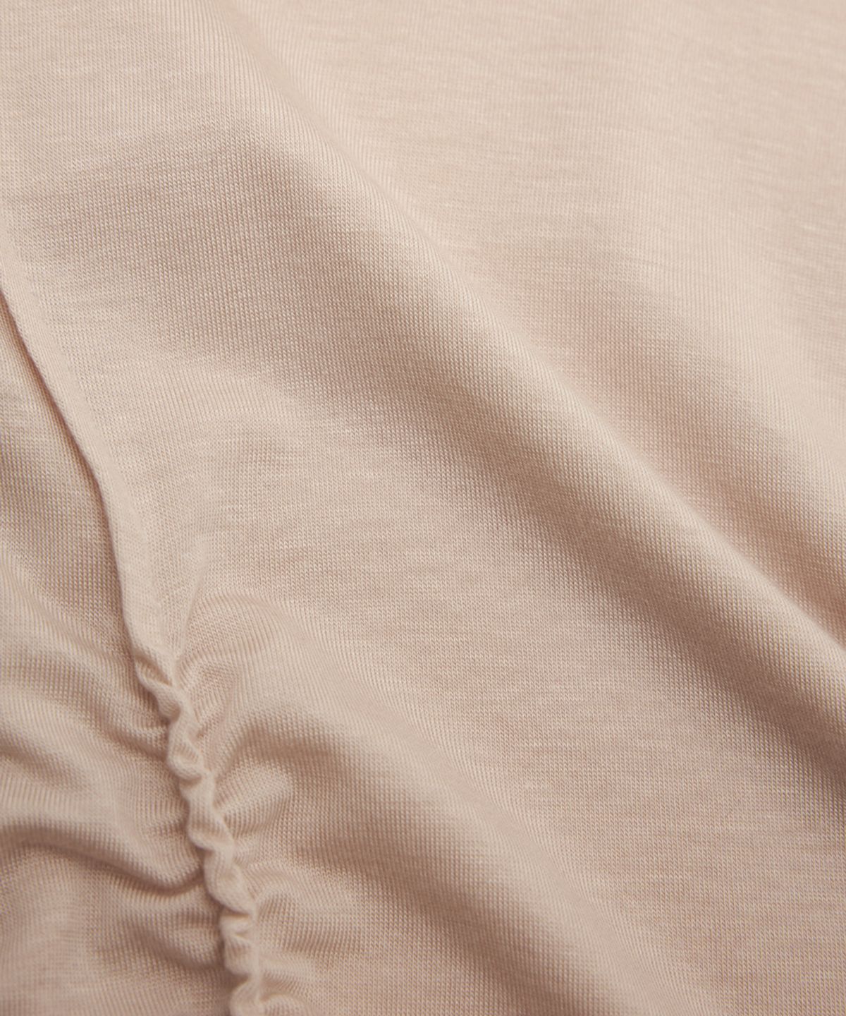 유스(YOUTH) Ballerina Long Jersey Top - Light Beige