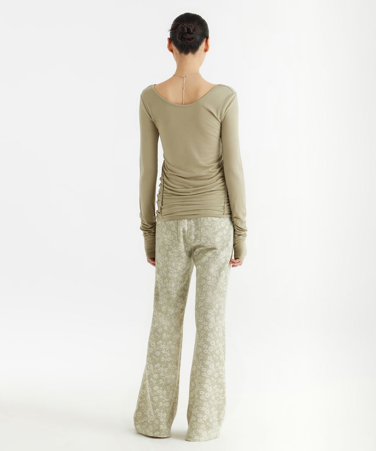 유스(YOUTH) Ballerina Long Jersey Top - Light Green
