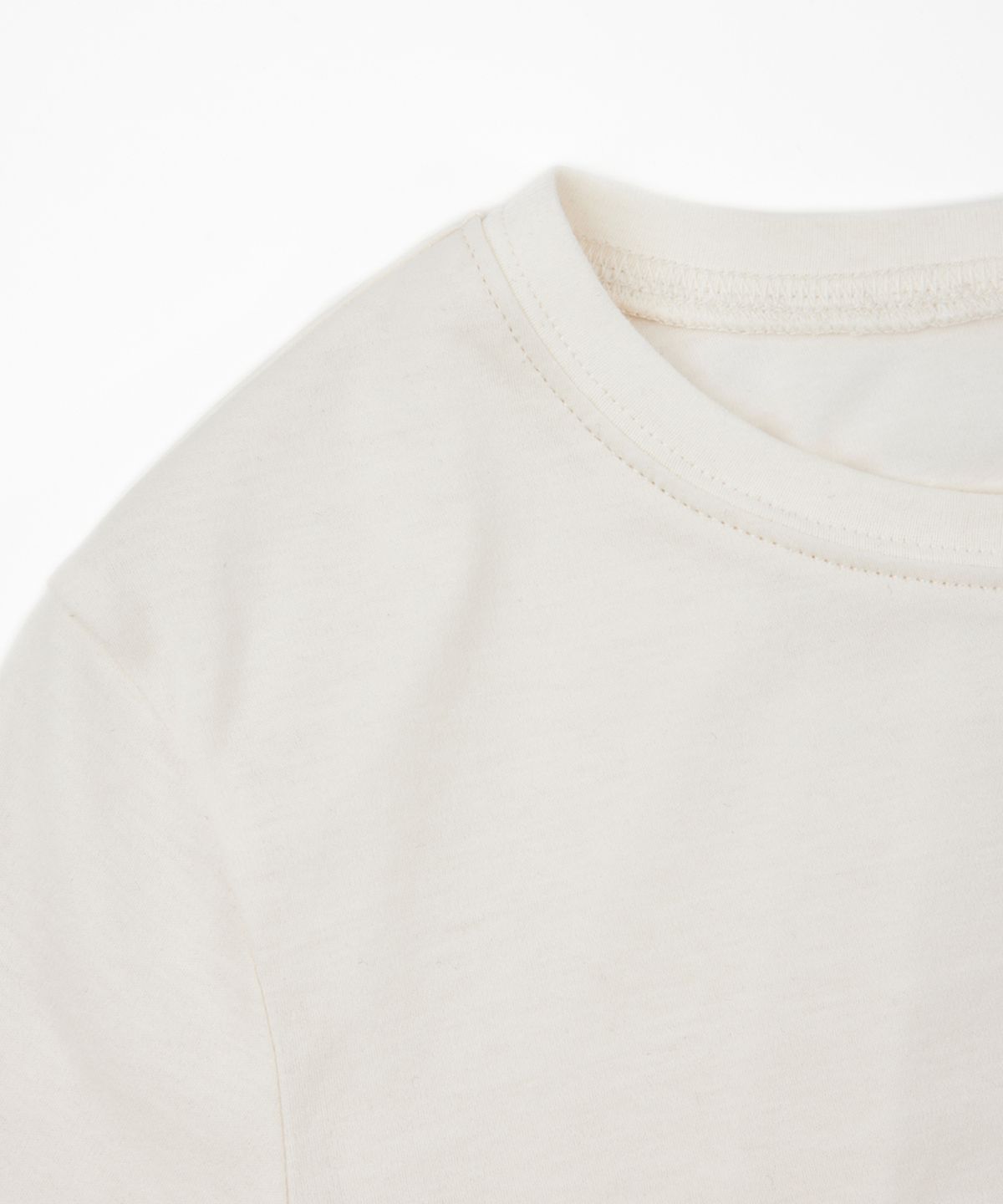유스(YOUTH) Shirring L/S T-Shirt - White