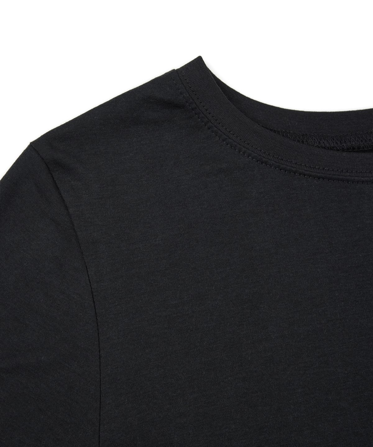 유스(YOUTH) Shirring L/S T-Shirt - Black