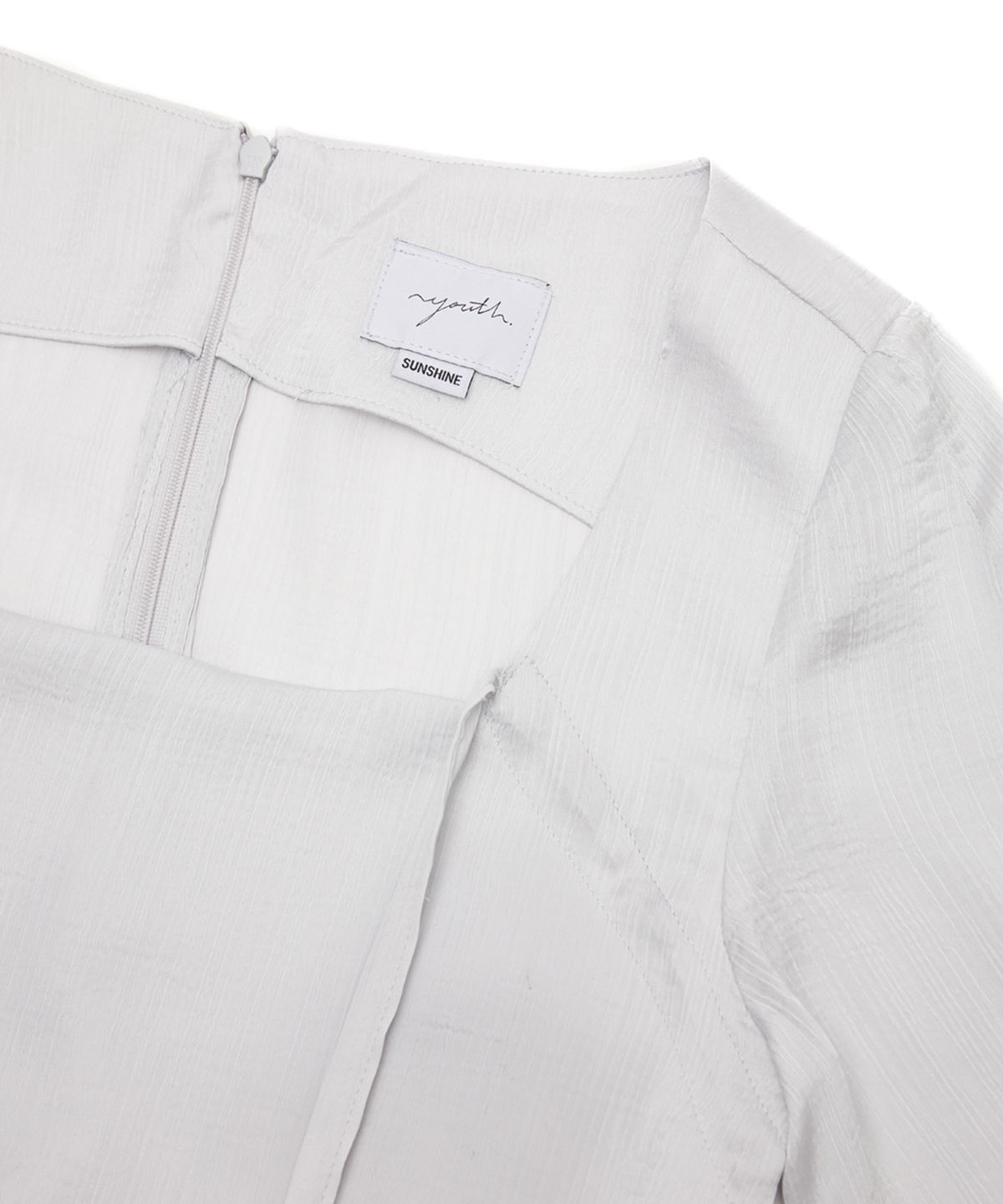 유스(YOUTH) Multi Strap Blouse - Light Grey