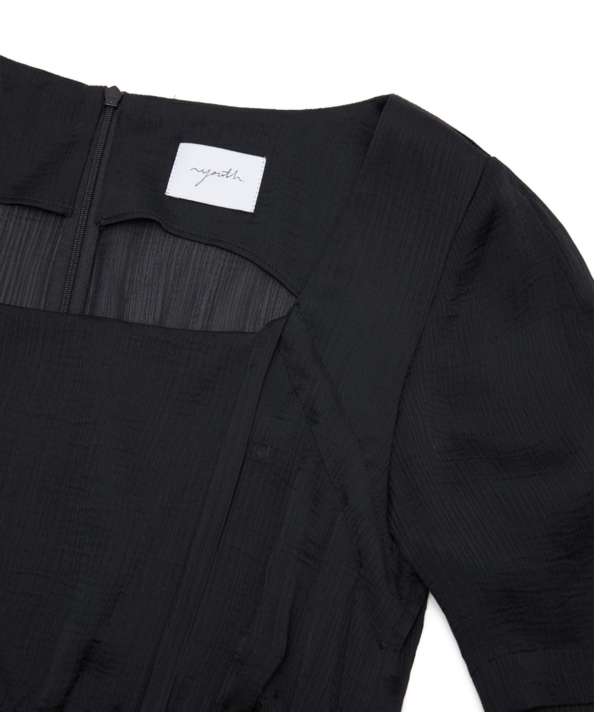 유스(YOUTH) Multi Strap Blouse - Black