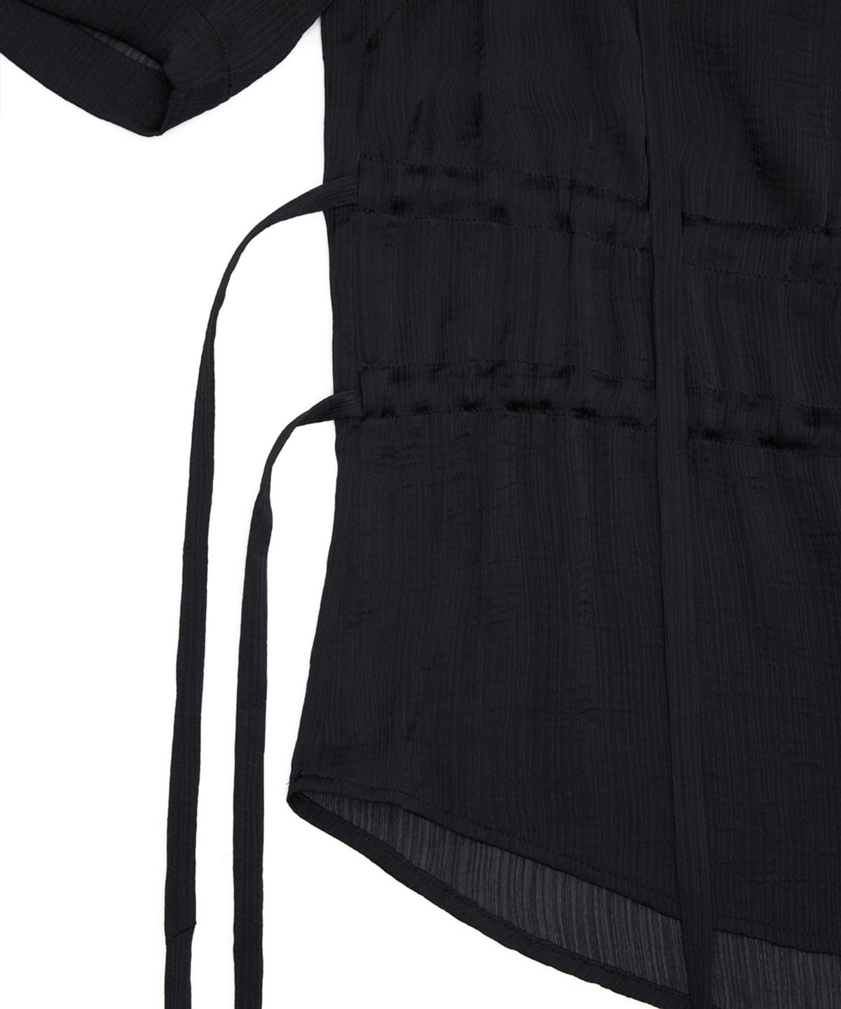 유스(YOUTH) Multi Strap Blouse - Black